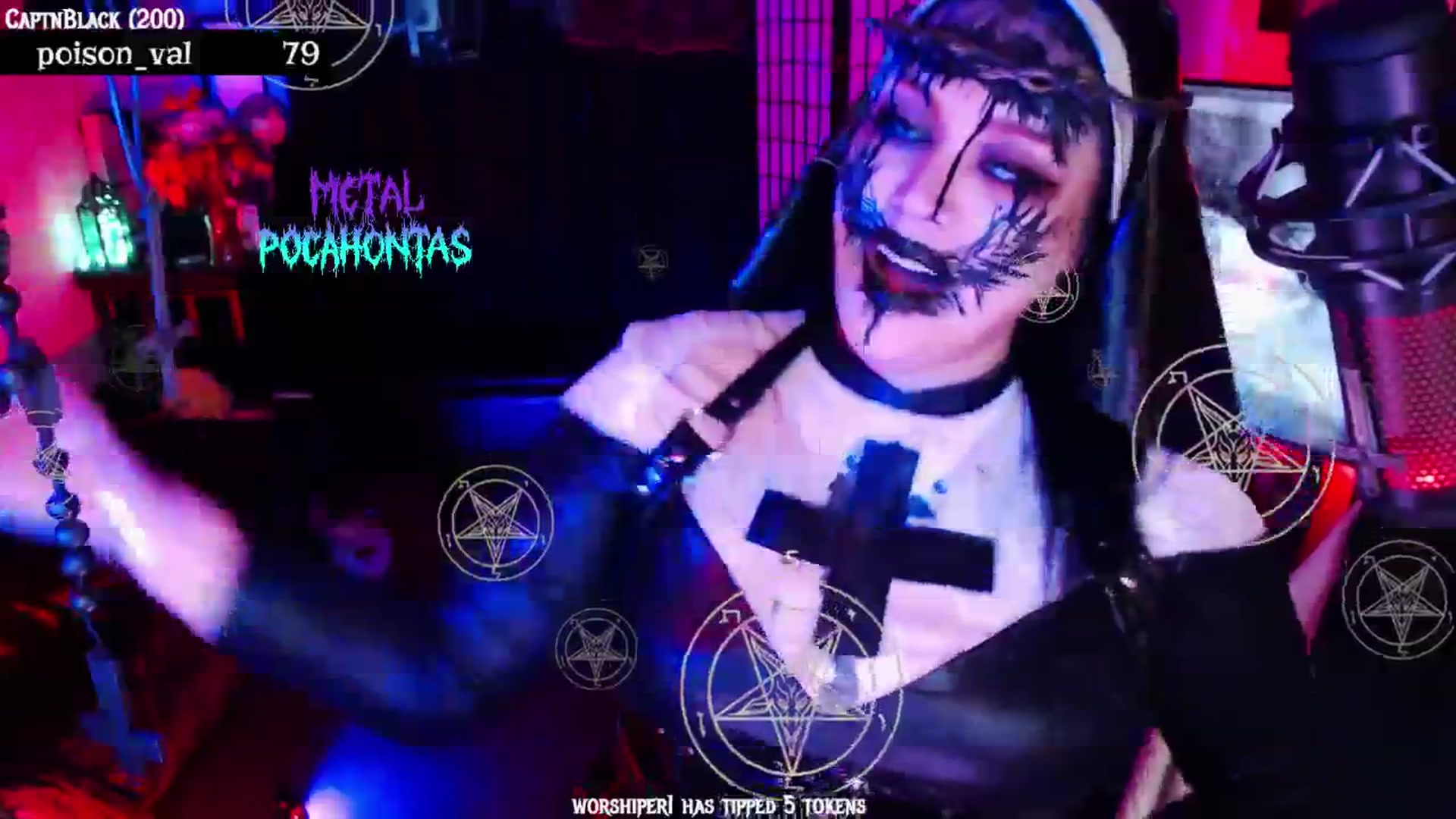 Gallery image thumbnail from QueenOfMetal's myfreecams stream on, 04/21/2025, 02:17 image 19 of 20