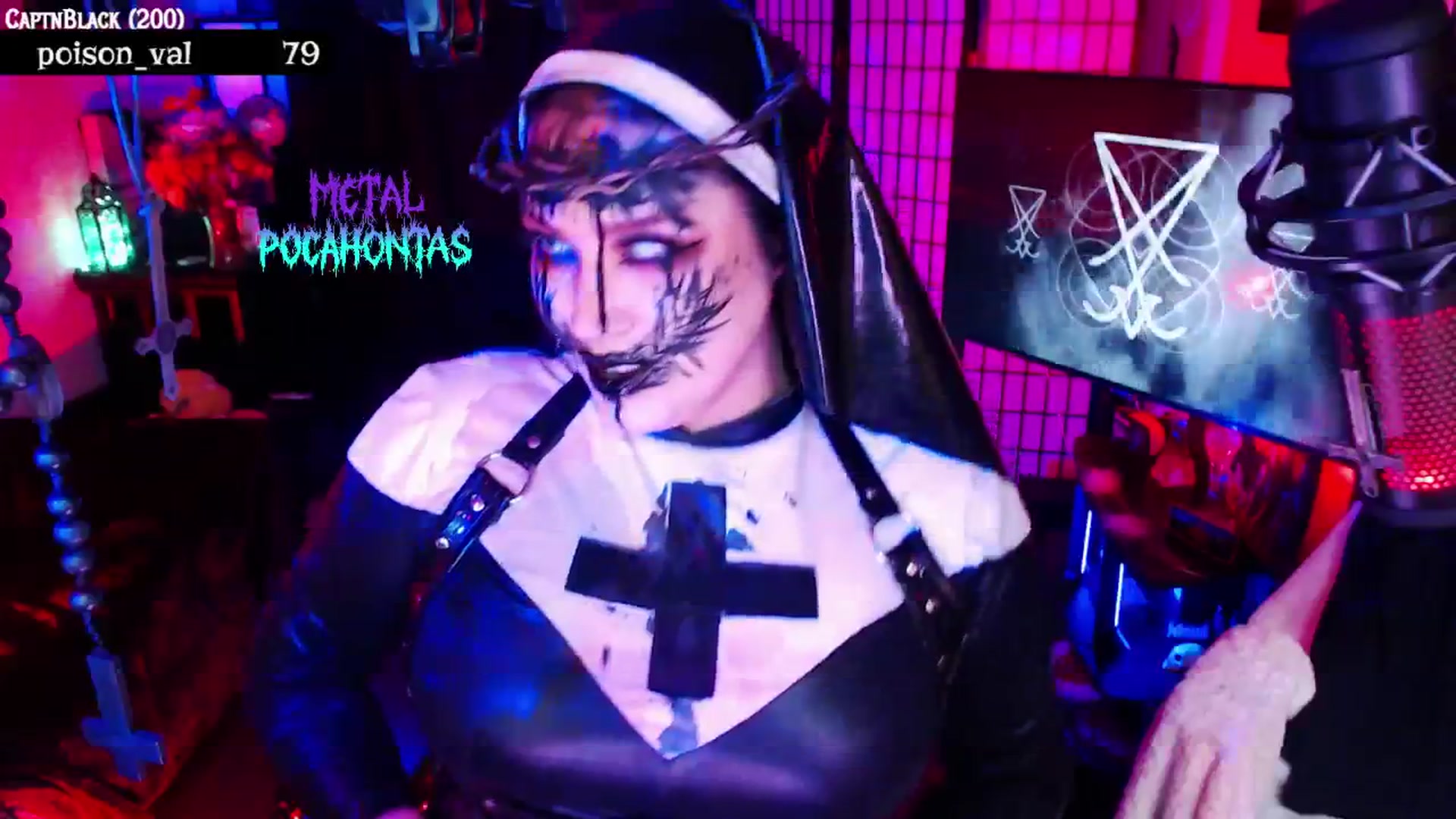 Gallery image thumbnail from QueenOfMetal's myfreecams stream on, 04/21/2025, 02:17 image 16 of 20