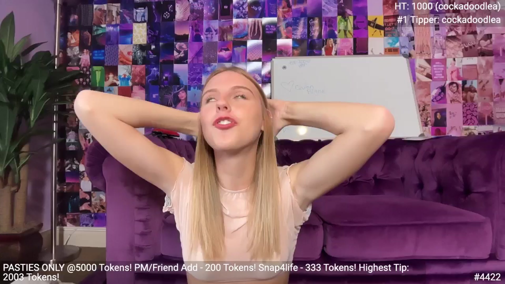 Gallery image thumbnail from QuinnBlighe's myfreecams stream on, 11/09/2025, 20:27 image 7 of 20