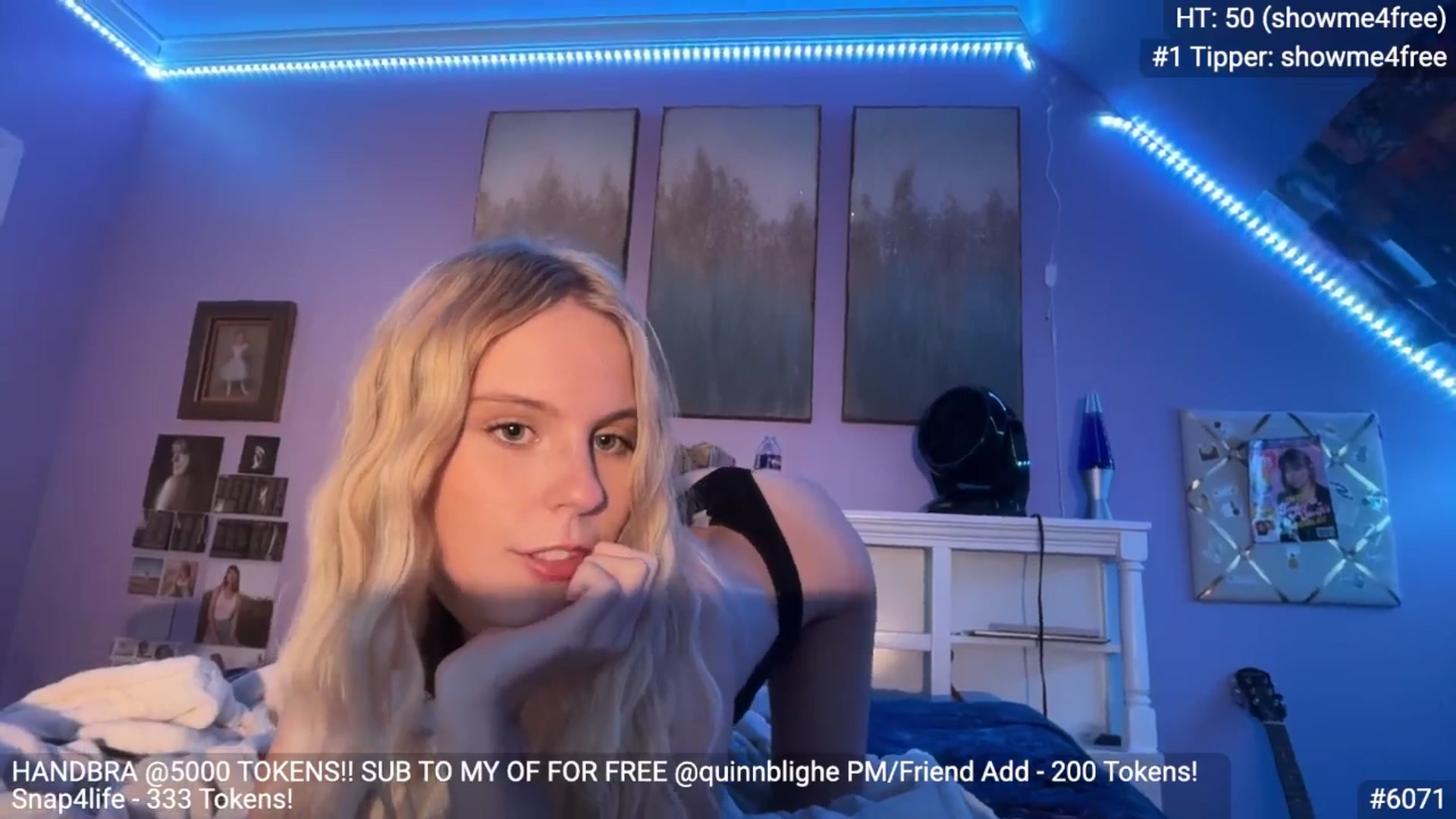 Gallery image thumbnail from QuinnBlighe's myfreecams stream on, 12/18/2025, 08:34 image 2 of 20