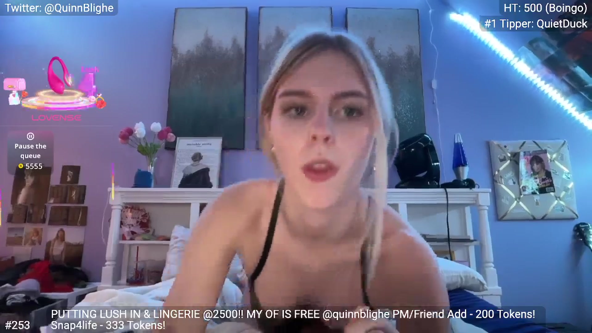 Gallery image thumbnail from QuinnBlighe's myfreecams stream on, 01/04/2026, 15:55 image 18 of 20