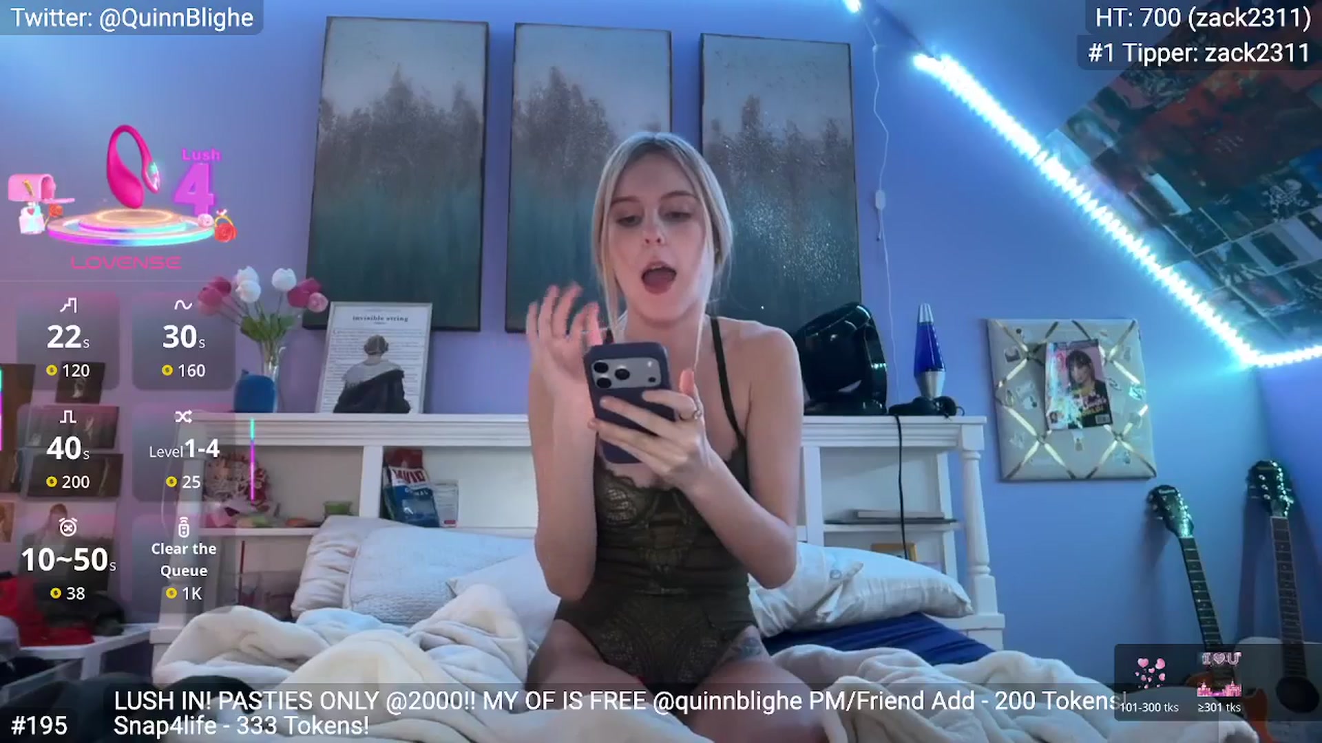 Gallery image thumbnail from QuinnBlighe's myfreecams stream on, 01/04/2026, 20:03 image 7 of 20