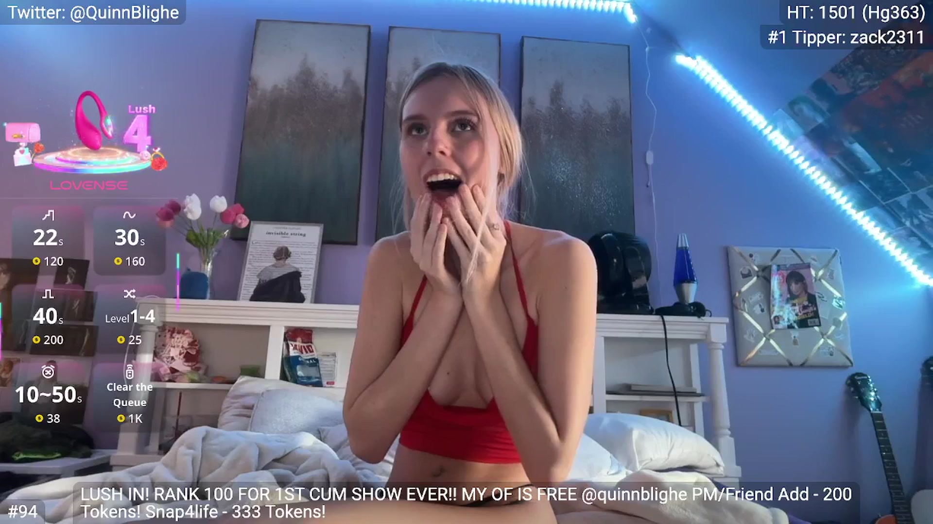Gallery image thumbnail from QuinnBlighe's myfreecams stream on, 01/04/2026, 20:53 image 17 of 20