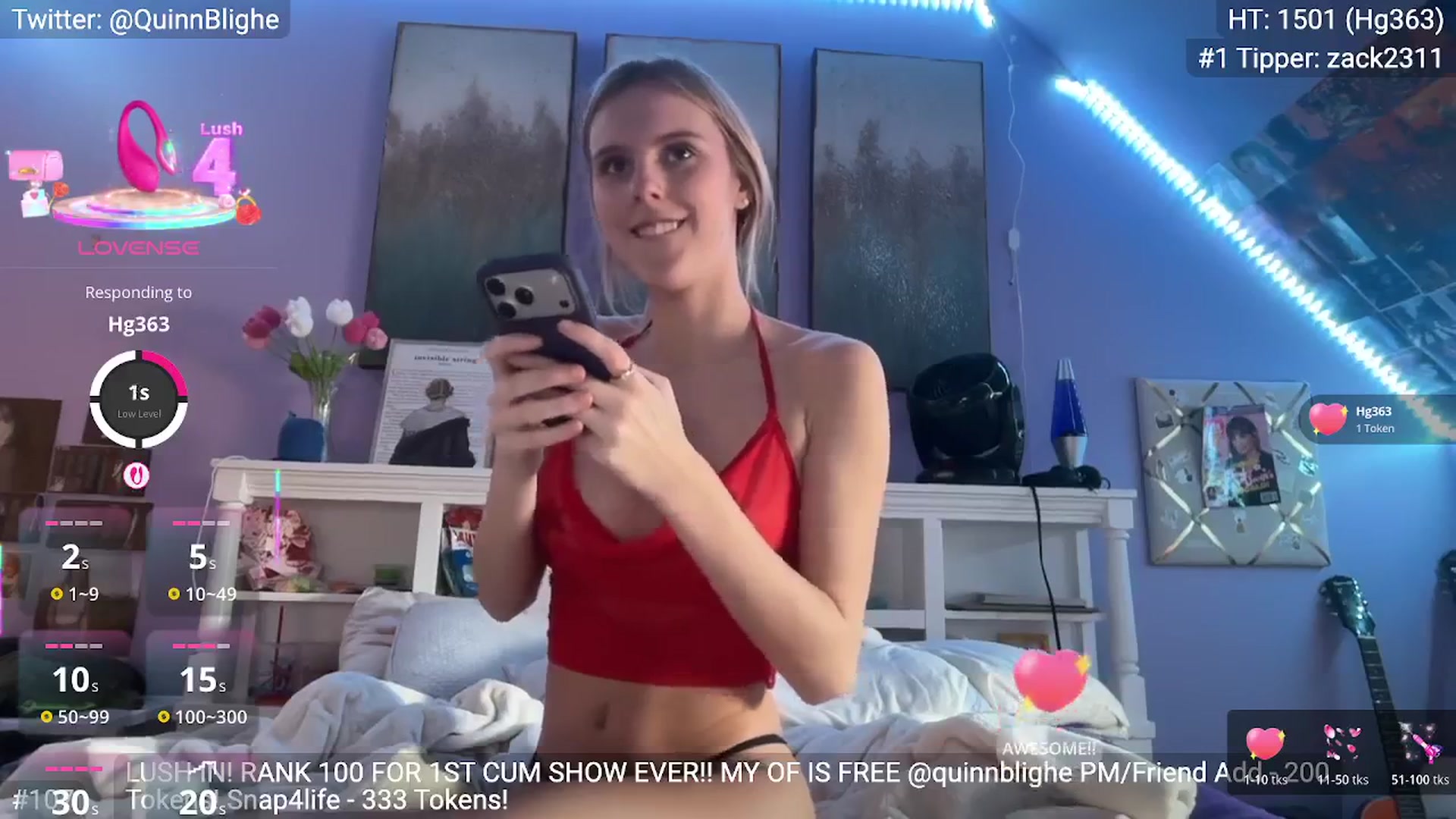 Gallery image thumbnail from QuinnBlighe's myfreecams stream on, 01/04/2026, 20:53 image 12 of 20