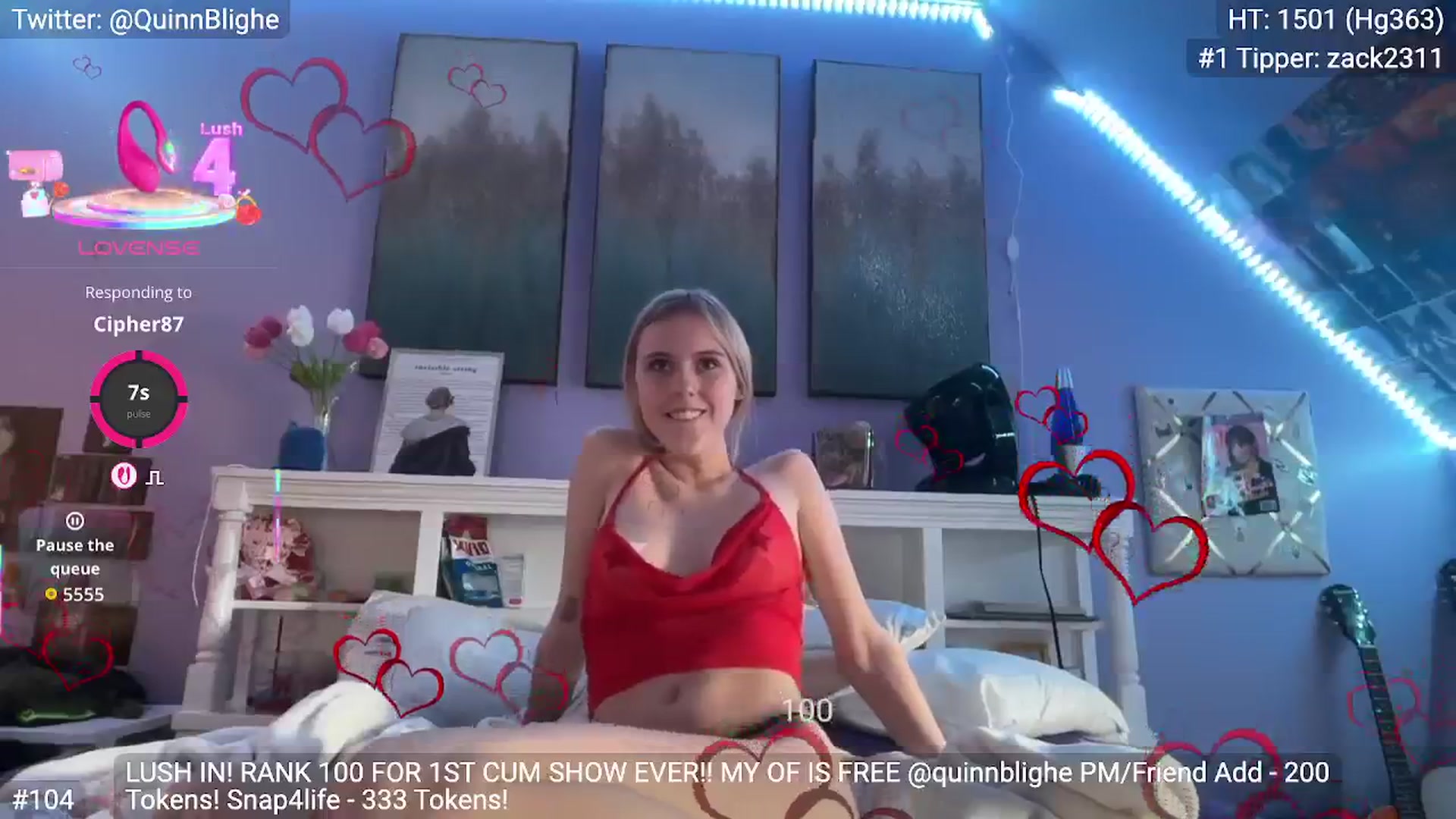 Gallery image thumbnail from QuinnBlighe's myfreecams stream on, 01/04/2026, 20:53 image 15 of 20