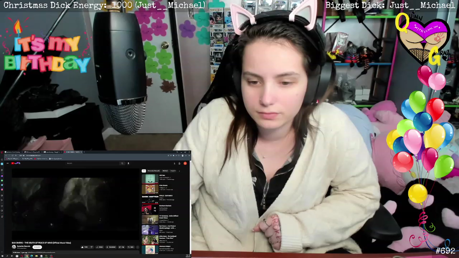 Gallery image thumbnail from QuinnGray's myfreecams stream on, 01/10/2023, 04:13 image 15 of 20