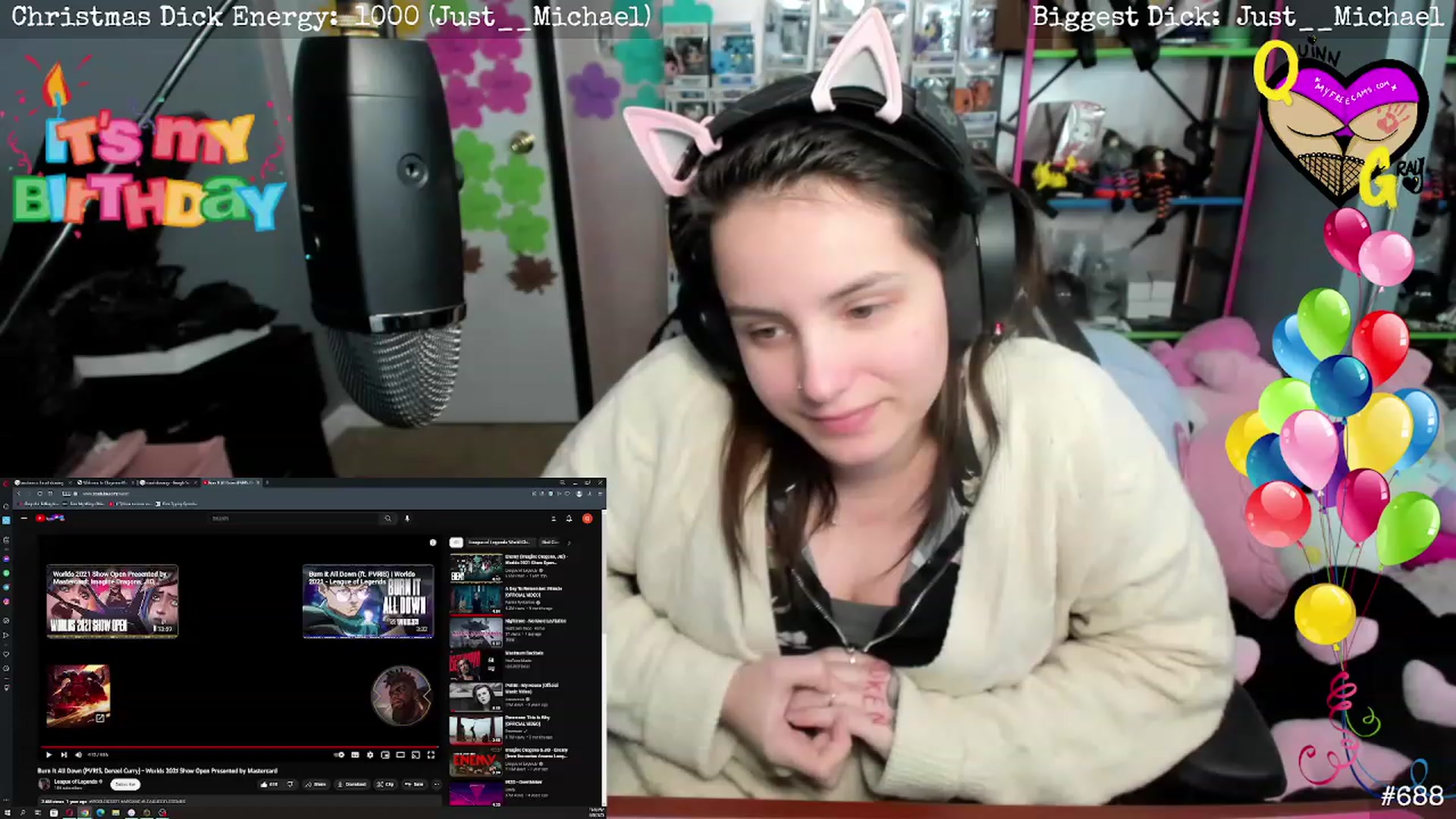Gallery image thumbnail from QuinnGray's myfreecams stream on, 01/10/2023, 04:13 image 20 of 20
