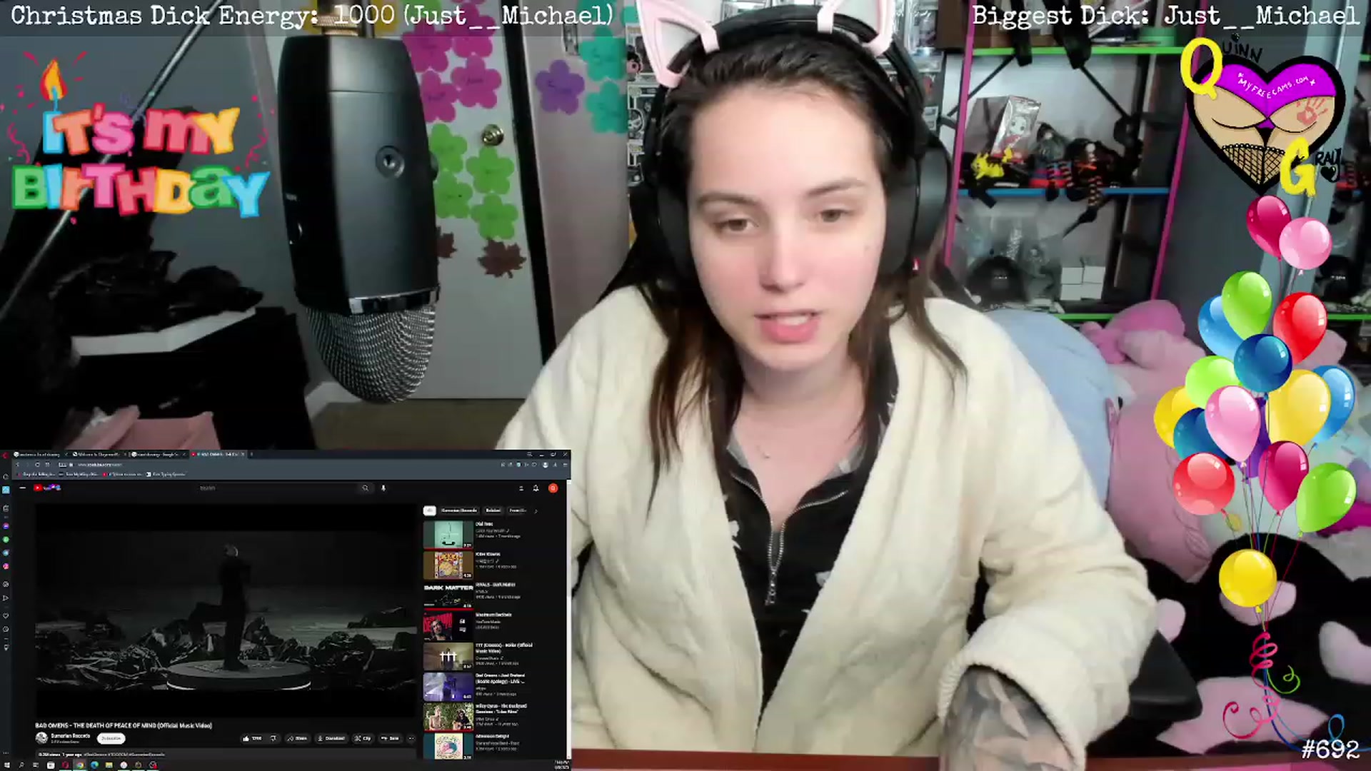Gallery image thumbnail from QuinnGray's myfreecams stream on, 01/10/2023, 04:13 image 17 of 20