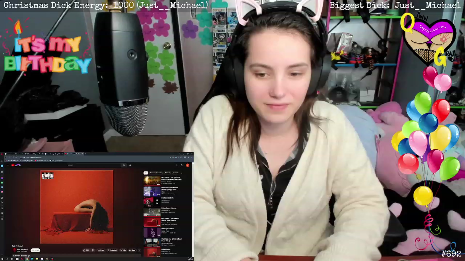 Gallery image thumbnail from QuinnGray's myfreecams stream on, 01/10/2023, 04:13 image 14 of 20