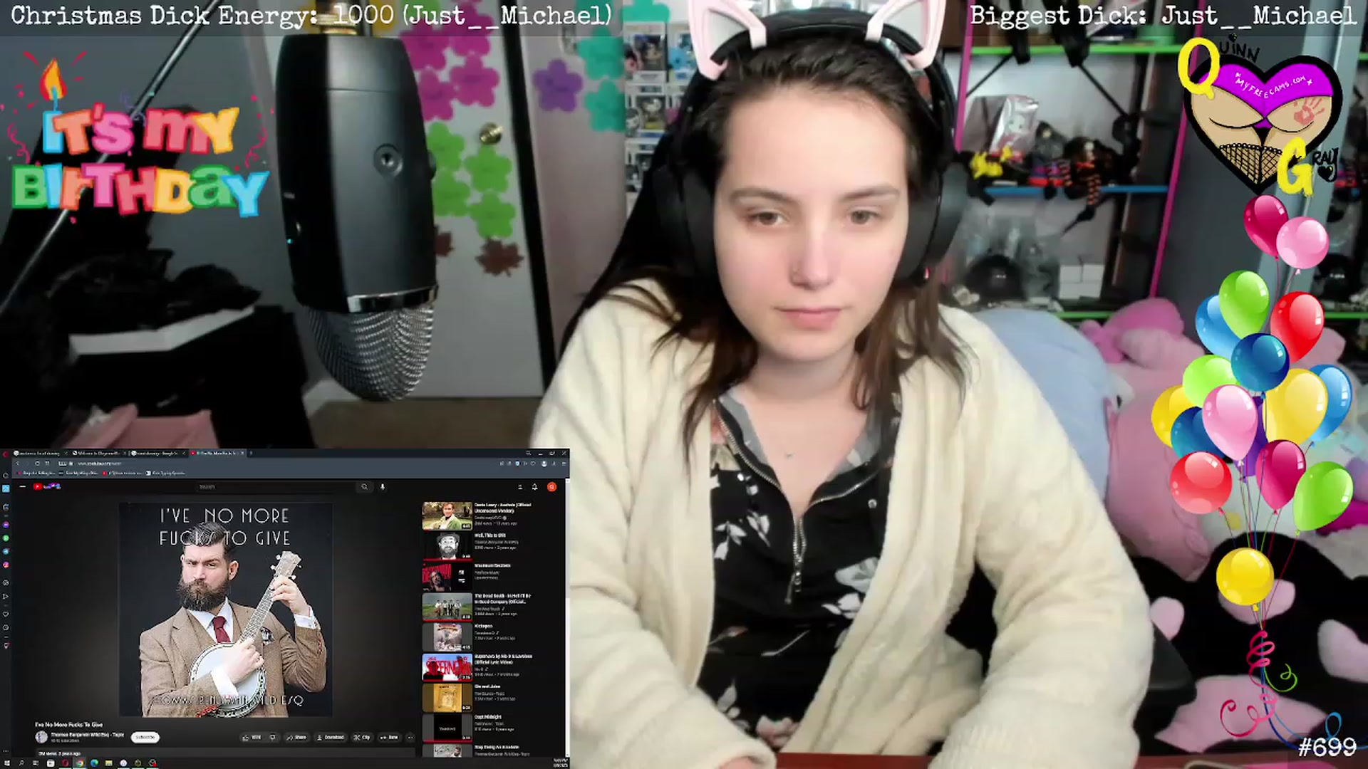 Gallery image thumbnail from QuinnGray's myfreecams stream on, 01/10/2023, 04:13 image 2 of 20