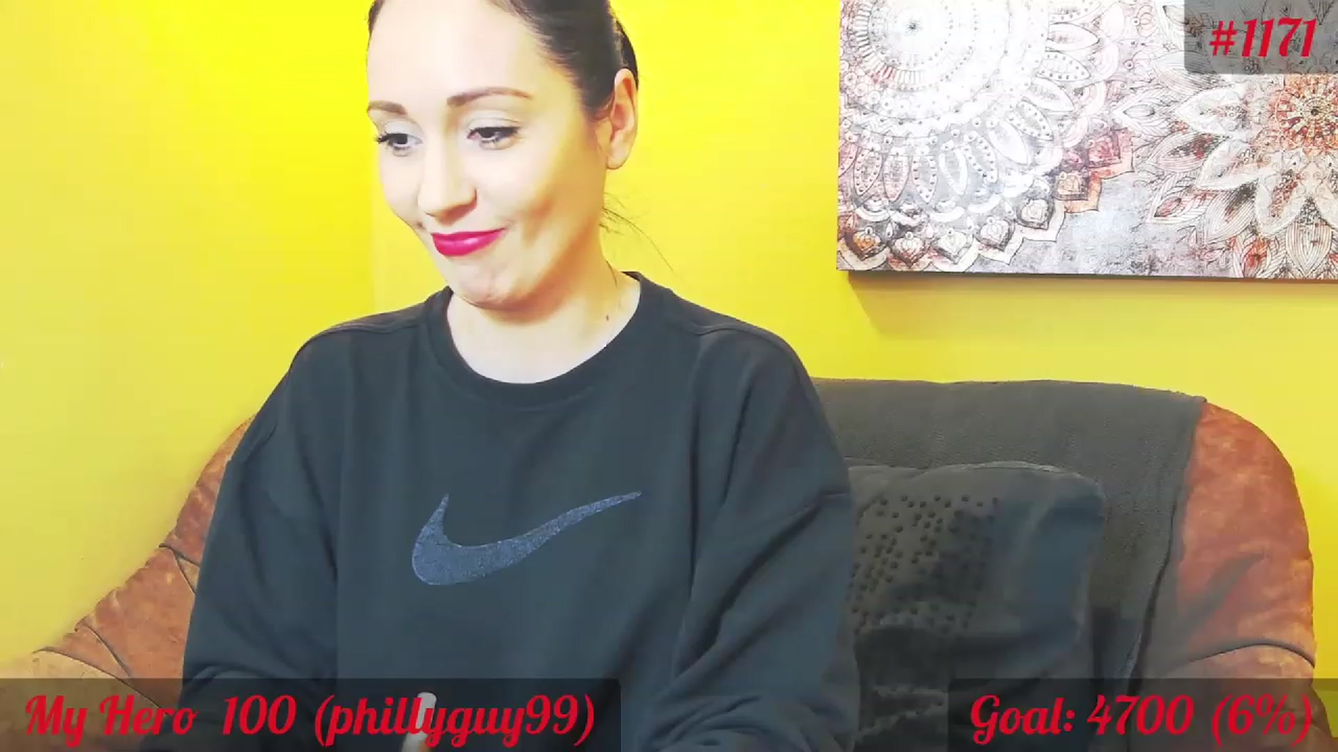 Gallery image thumbnail from QuinnieSmile's myfreecams stream on, 11/23/2022, 13:11 image 9 of 20