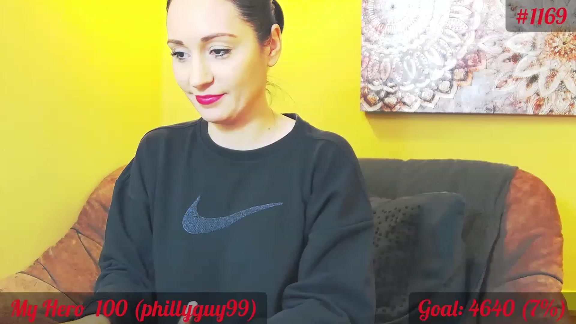 Gallery image thumbnail from QuinnieSmile's myfreecams stream on, 11/23/2022, 13:11 image 20 of 20