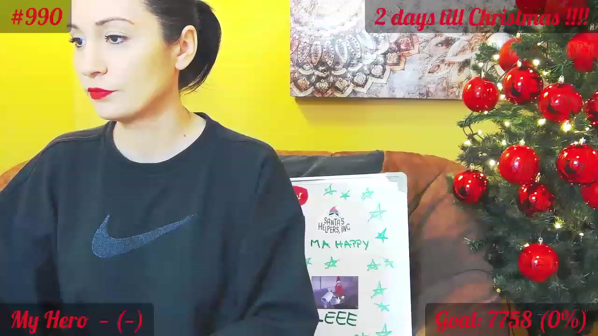 Gallery image thumbnail from QuinnieSmile's myfreecams stream on, 12/23/2022, 12:53 image 1 of 20