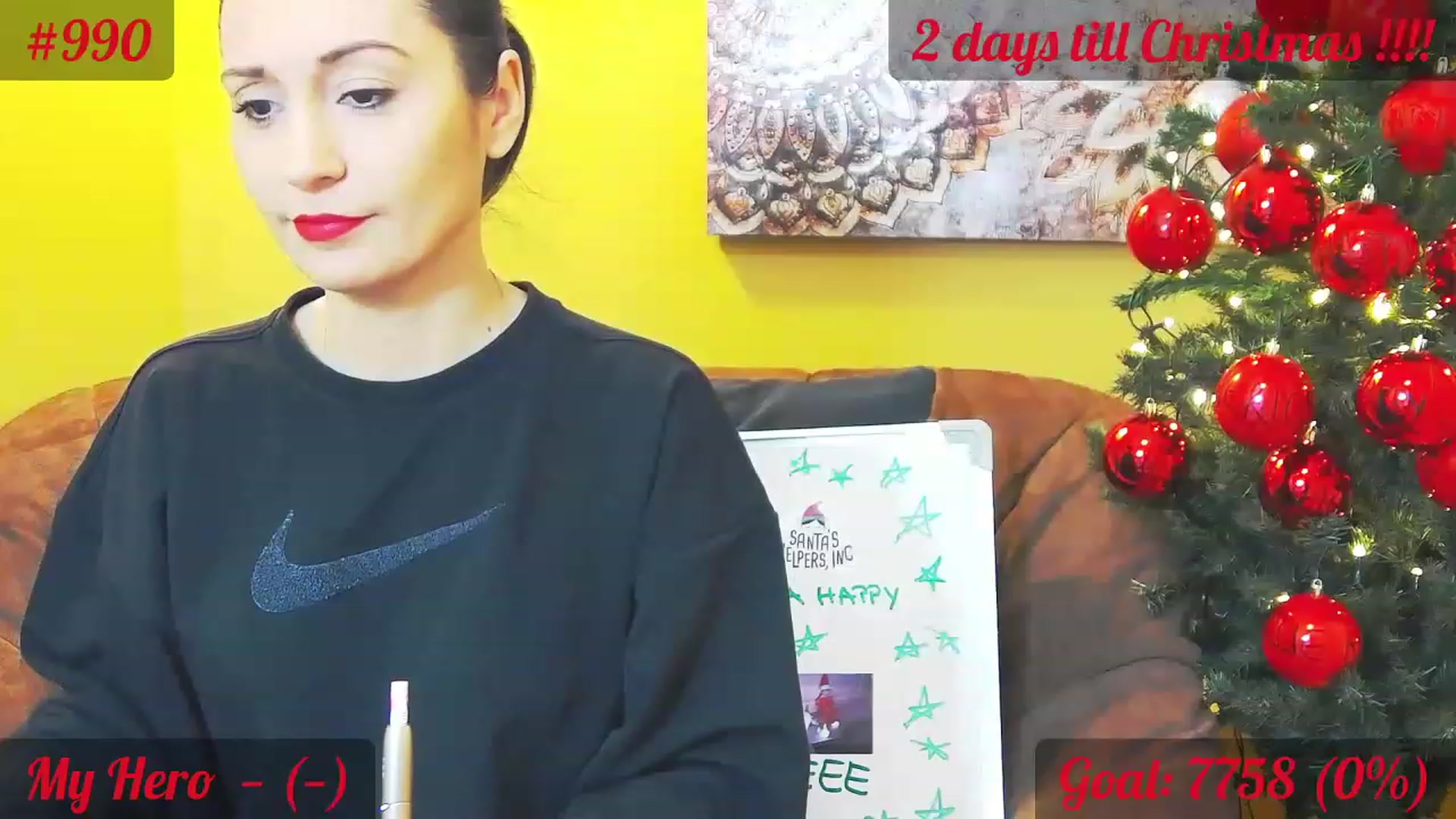 Gallery image thumbnail from QuinnieSmile's myfreecams stream on, 12/23/2022, 12:53 image 2 of 20