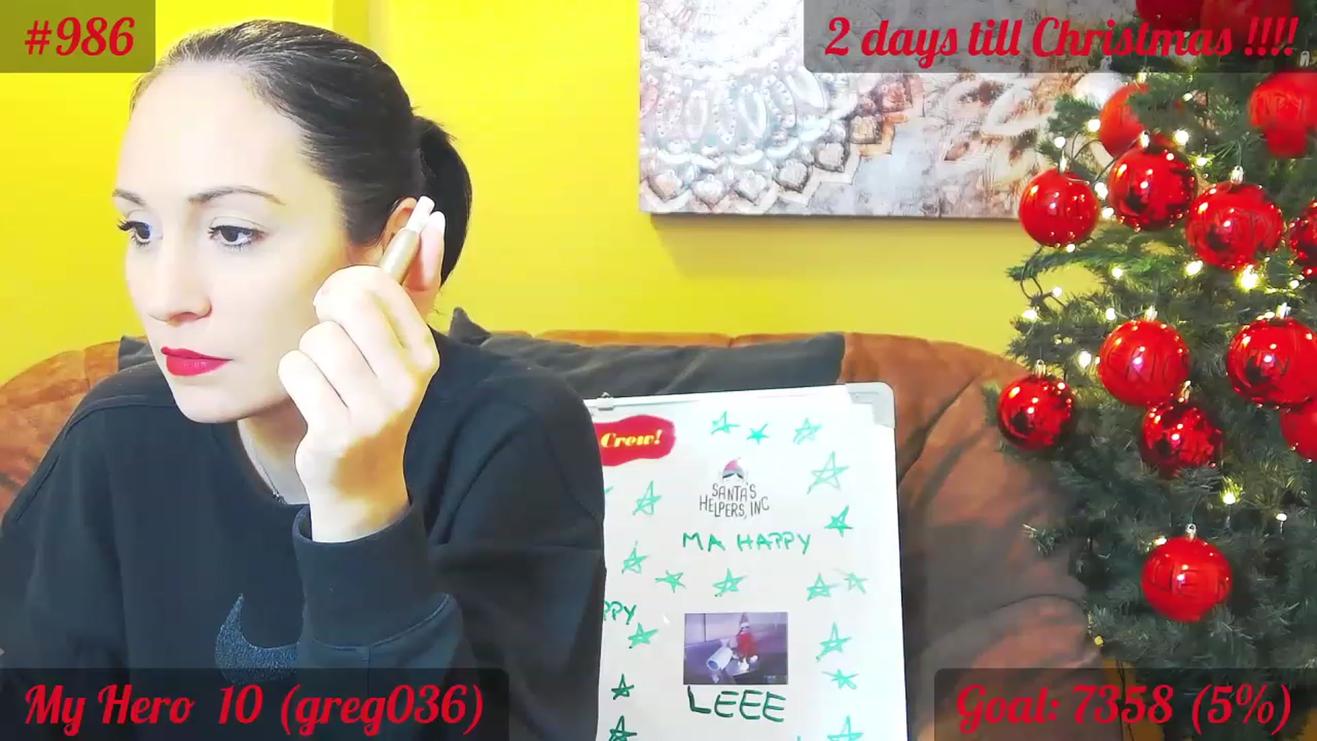 Gallery image thumbnail from QuinnieSmile's myfreecams stream on, 12/23/2022, 12:53 image 7 of 20