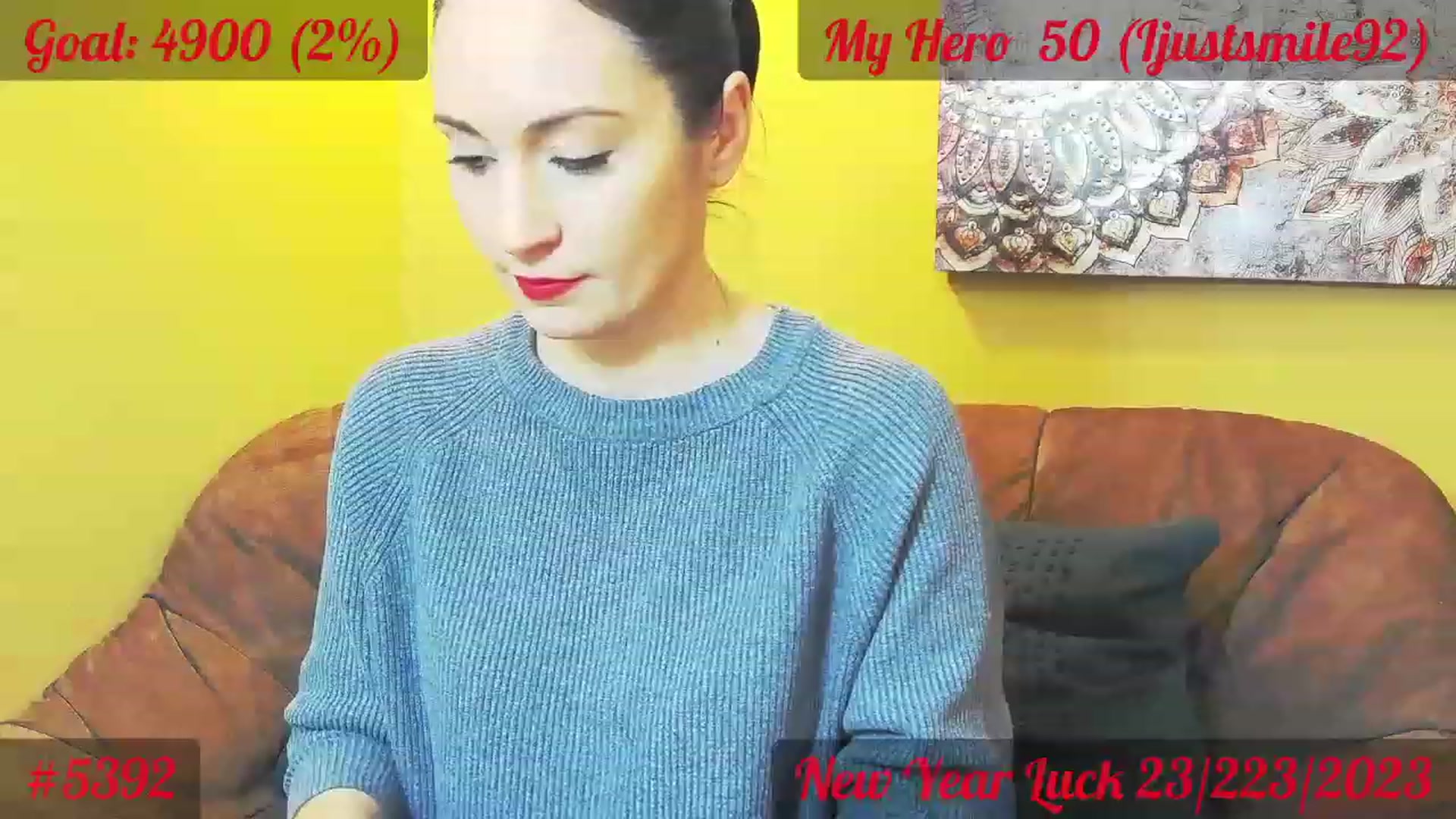 Gallery image thumbnail from QuinnieSmile's myfreecams stream on, 01/04/2023, 12:19 image 1 of 20