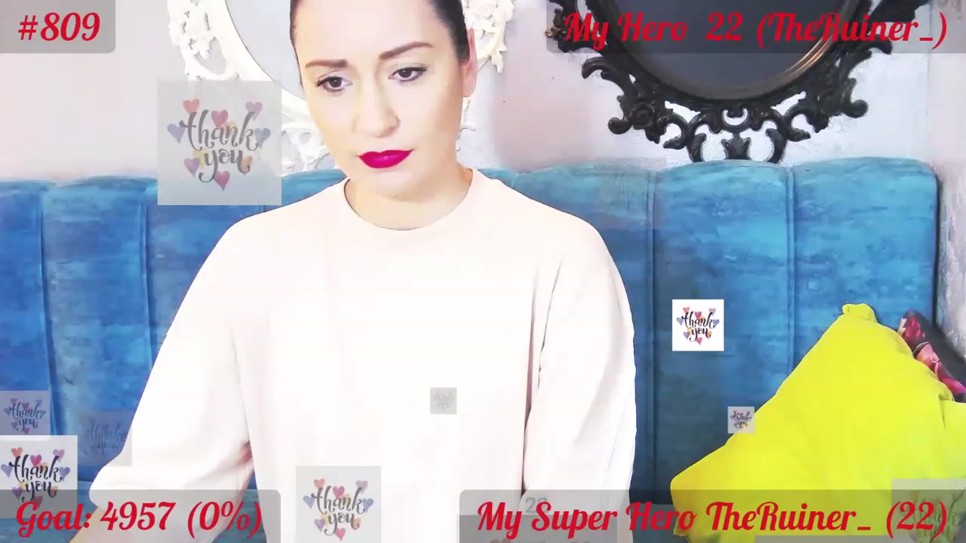 Gallery image thumbnail from QuinnieSmile's myfreecams stream on, 06/19/2023, 07:07 image 15 of 20