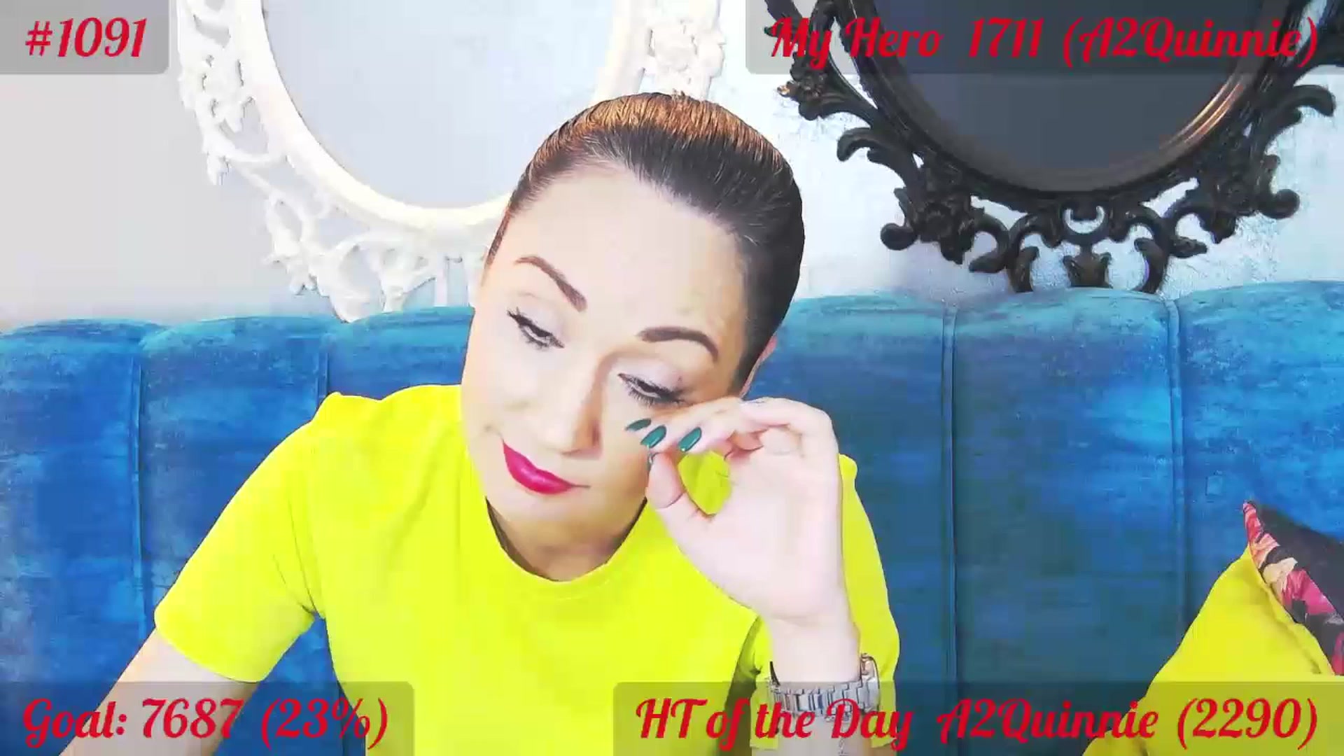 Gallery image thumbnail from QuinnieSmile's myfreecams stream on, 07/12/2023, 11:20 image 5 of 20