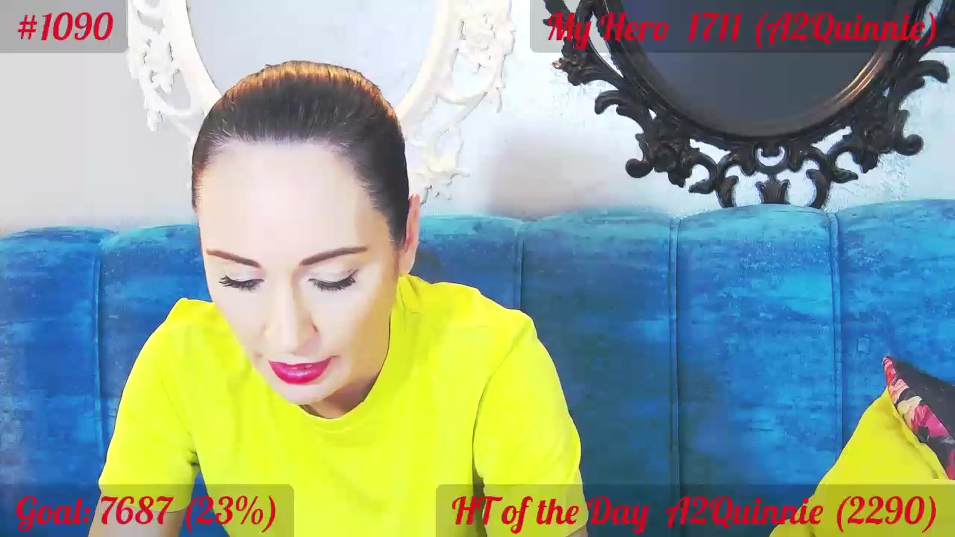 Gallery image thumbnail from QuinnieSmile's myfreecams stream on, 07/12/2023, 11:20 image 4 of 20