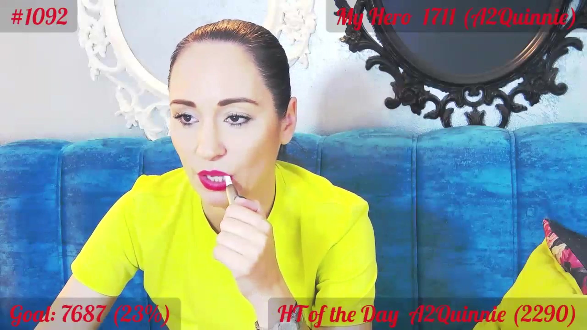Gallery image thumbnail from QuinnieSmile's myfreecams stream on, 07/12/2023, 11:20 image 15 of 20