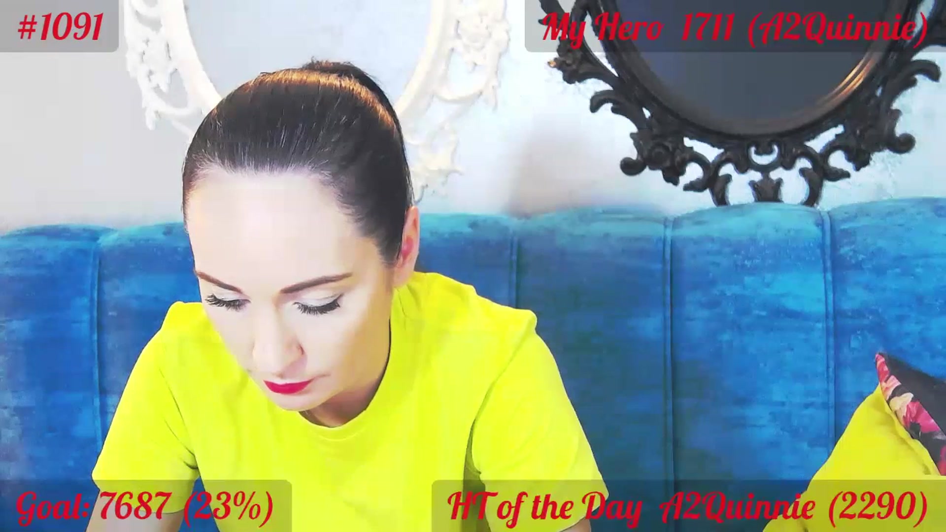 Gallery image thumbnail from QuinnieSmile's myfreecams stream on, 07/12/2023, 11:20 image 6 of 20