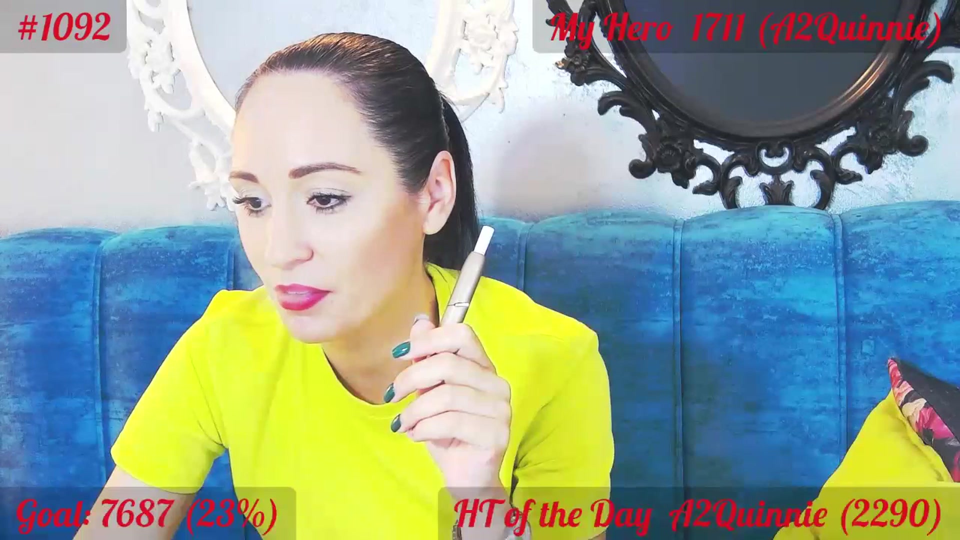Gallery image thumbnail from QuinnieSmile's myfreecams stream on, 07/12/2023, 11:20 image 14 of 20