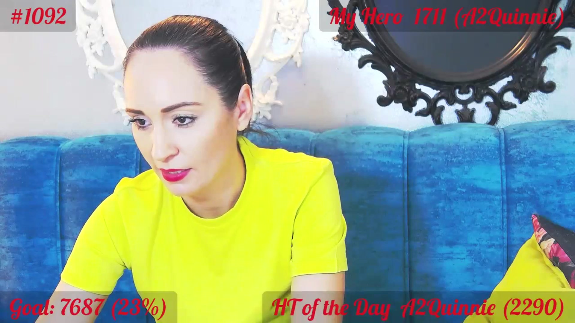 Gallery image thumbnail from QuinnieSmile's myfreecams stream on, 07/12/2023, 11:20 image 12 of 20