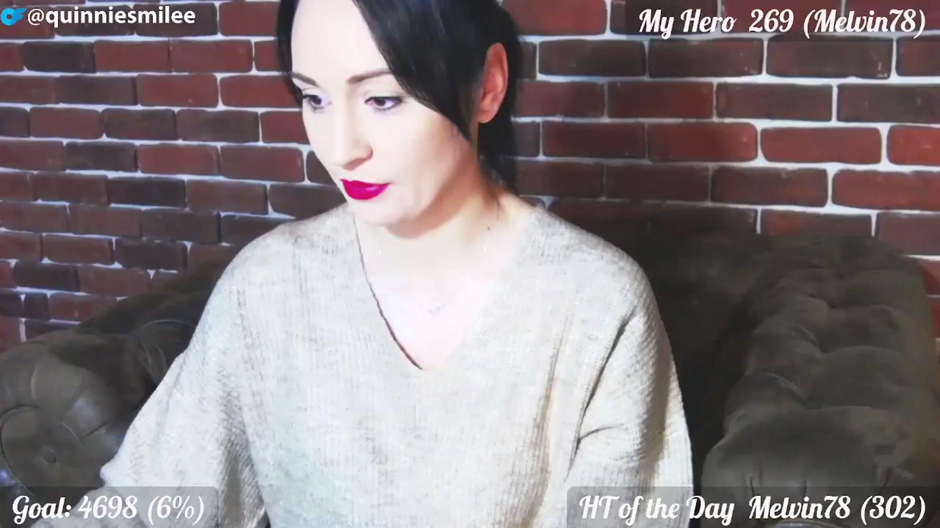 Gallery image thumbnail from QuinnieSmile's myfreecams stream on, 12/05/2023, 09:01 image 13 of 20