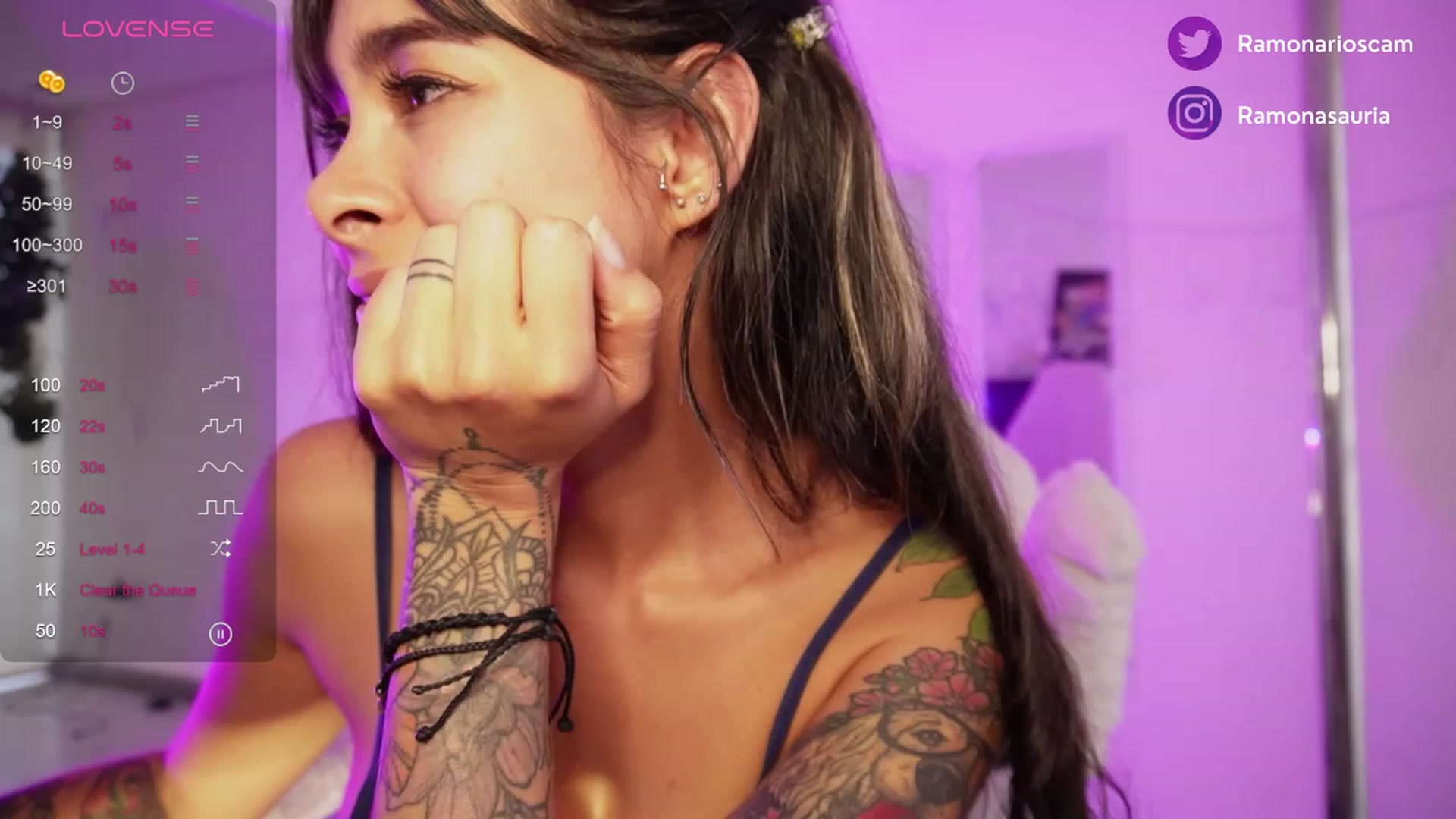 Gallery image thumbnail from Ramonarios's myfreecams stream on, 11/29/2023, 20:26 image 20 of 20