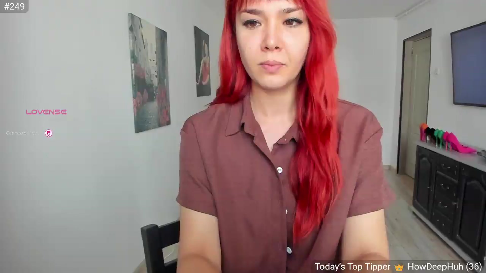 Gallery image thumbnail from RedFireVelvet's myfreecams stream on, 08/19/2026, 10:21 image 5 of 20