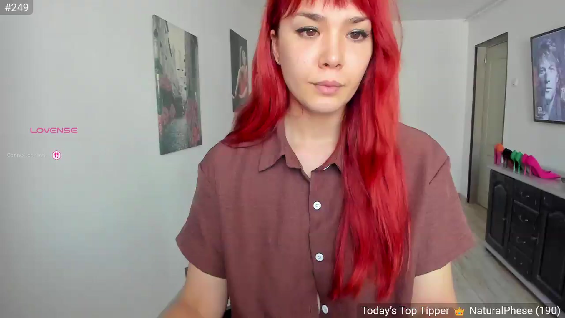 Gallery image thumbnail from RedFireVelvet's myfreecams stream on, 08/19/2026, 11:09 image 15 of 20