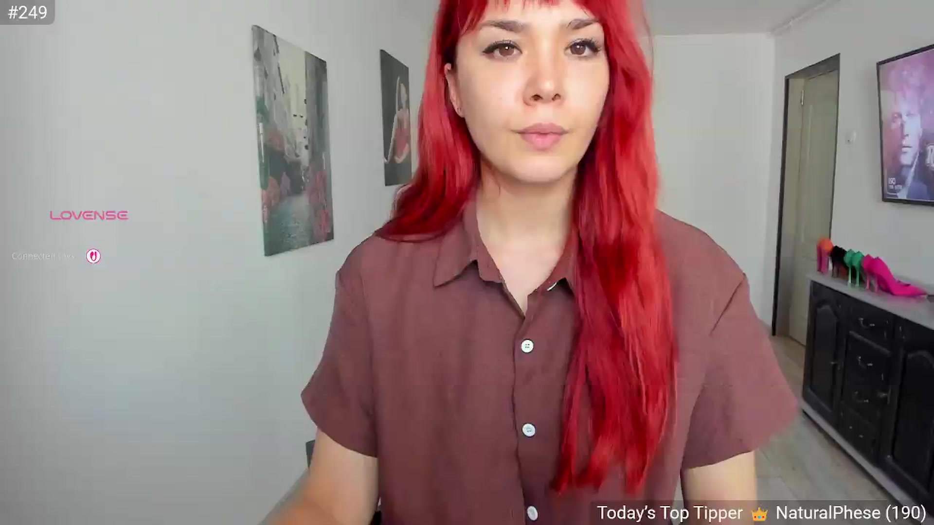 Gallery image thumbnail from RedFireVelvet's myfreecams stream on, 08/19/2026, 11:09 image 14 of 20