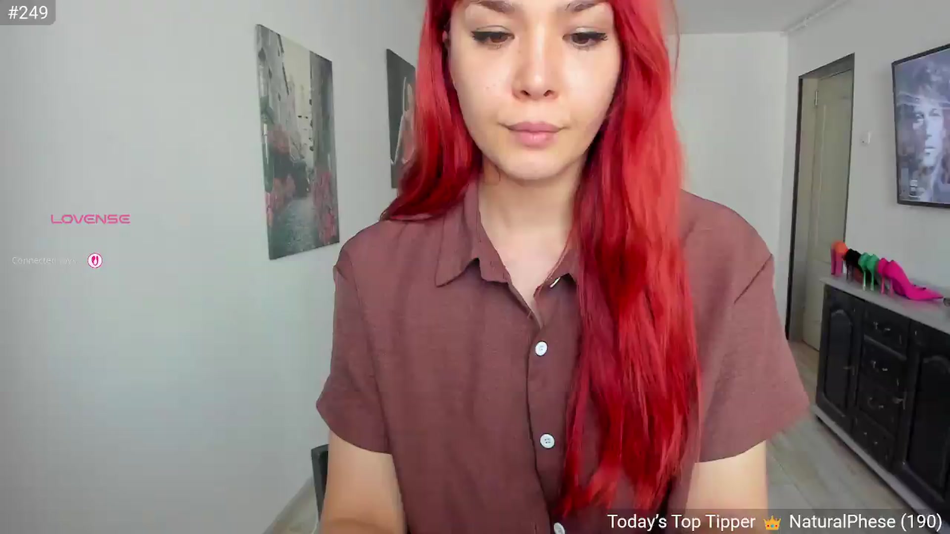 Gallery image thumbnail from RedFireVelvet's myfreecams stream on, 08/19/2026, 11:09 image 12 of 20