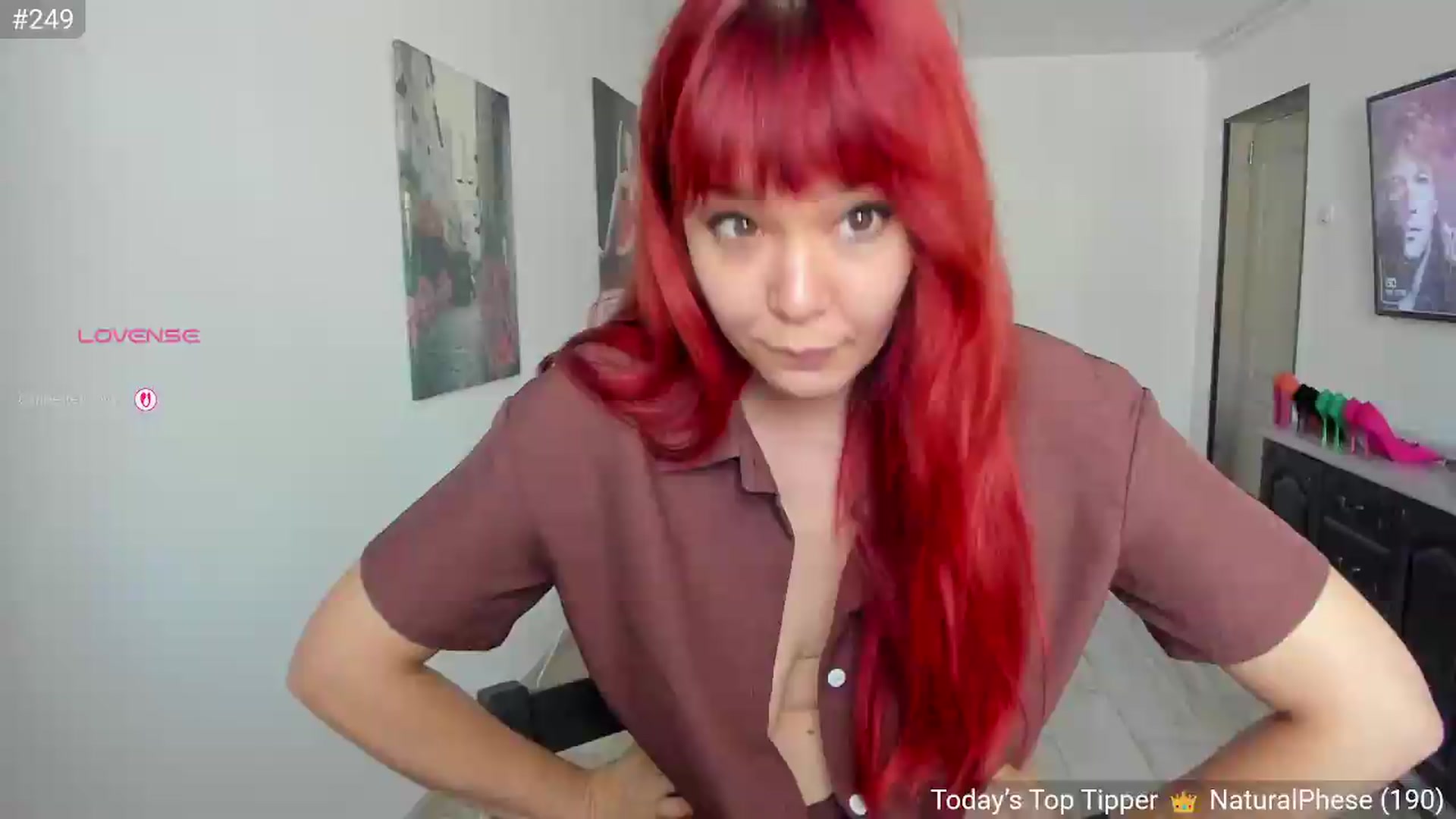 Gallery image thumbnail from RedFireVelvet's myfreecams stream on, 08/19/2026, 11:09 image 9 of 20