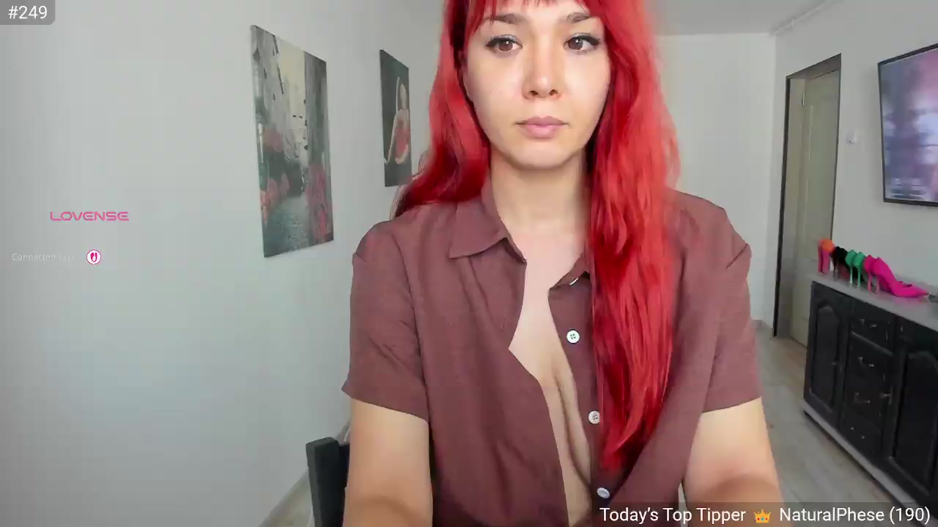 Gallery image thumbnail from RedFireVelvet's myfreecams stream on, 08/19/2026, 11:09 image 1 of 20