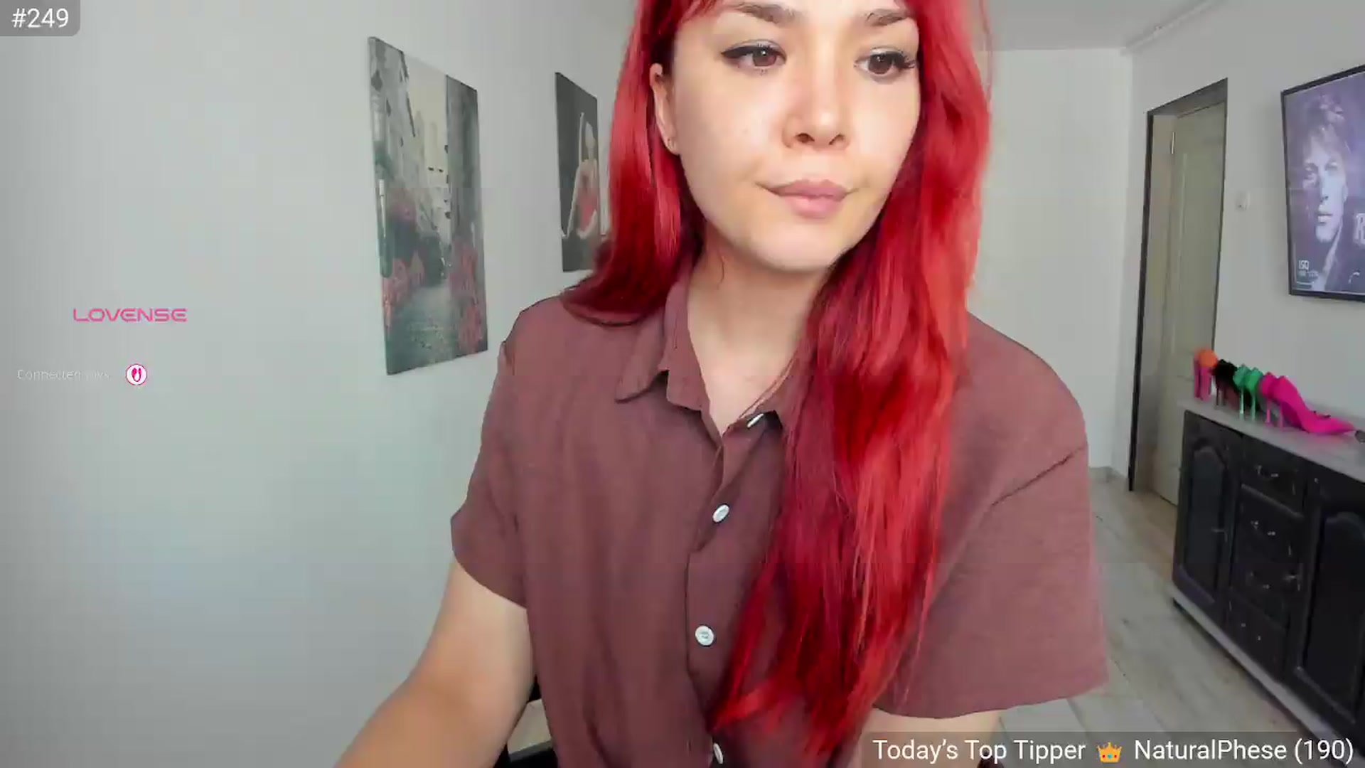 Gallery image thumbnail from RedFireVelvet's myfreecams stream on, 08/19/2026, 11:09 image 13 of 20