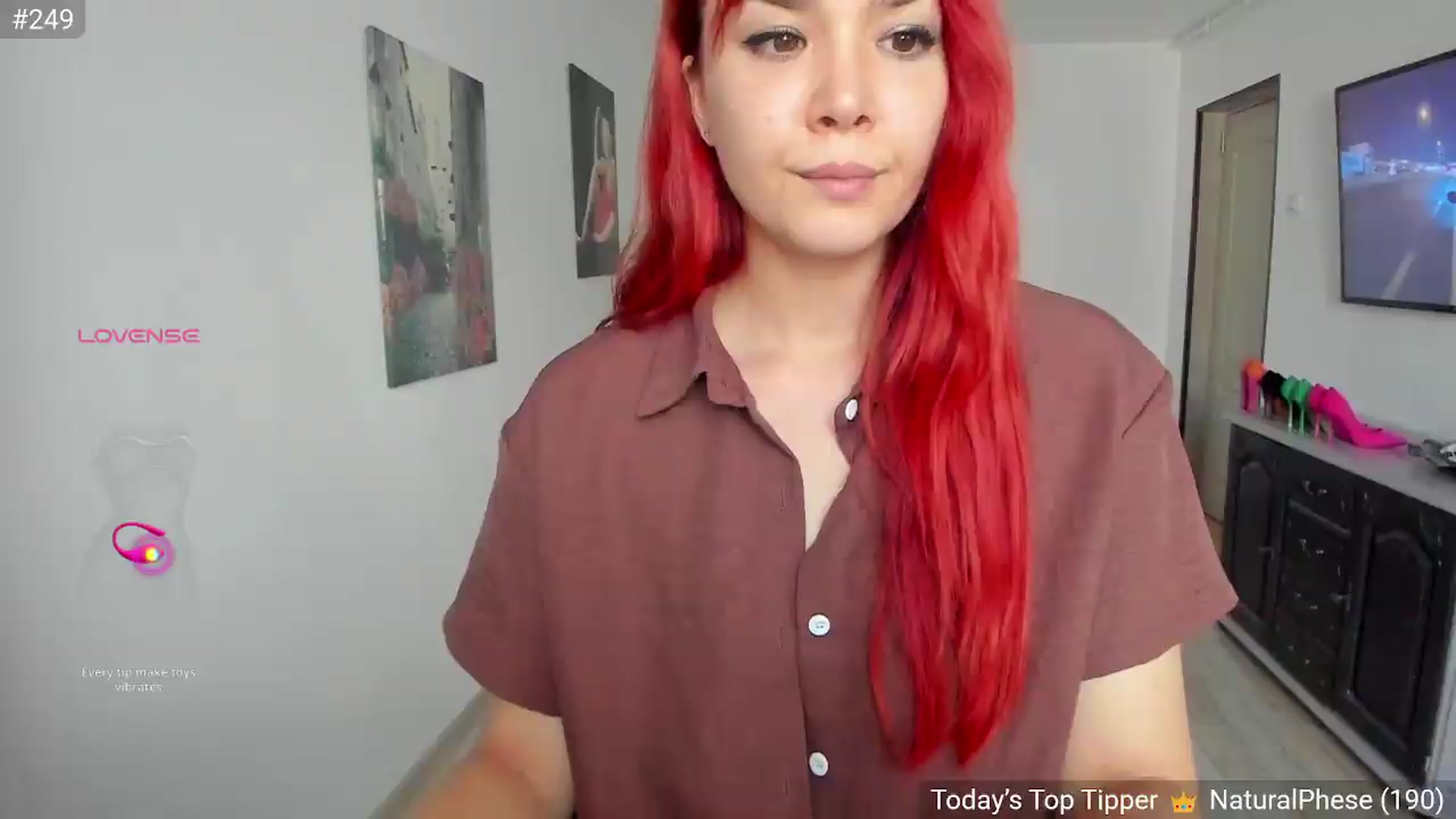 Gallery image thumbnail from RedFireVelvet's myfreecams stream on, 08/19/2026, 11:57 image 19 of 20