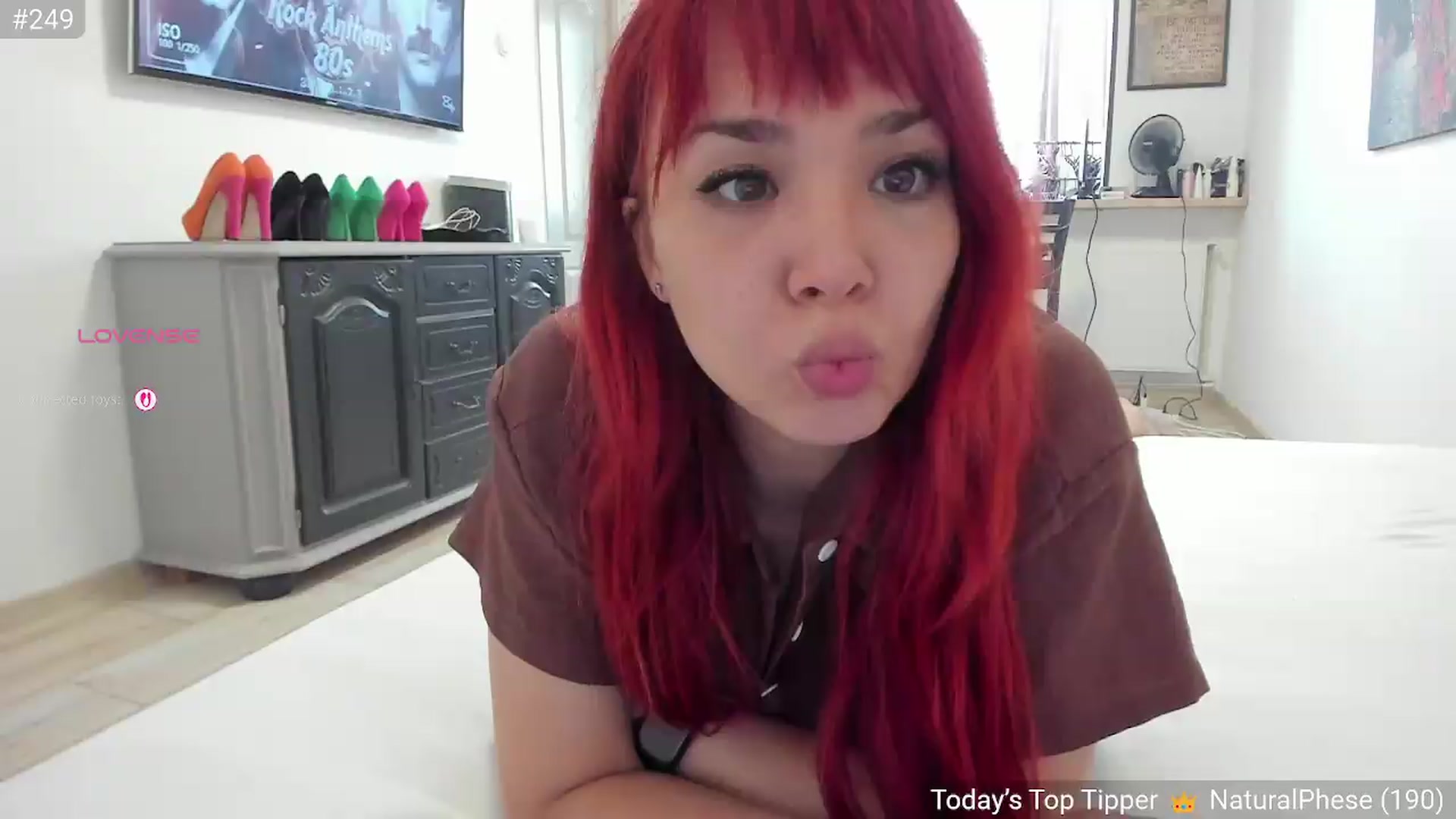 Gallery image thumbnail from RedFireVelvet's myfreecams stream on, 08/19/2026, 11:57 image 2 of 20