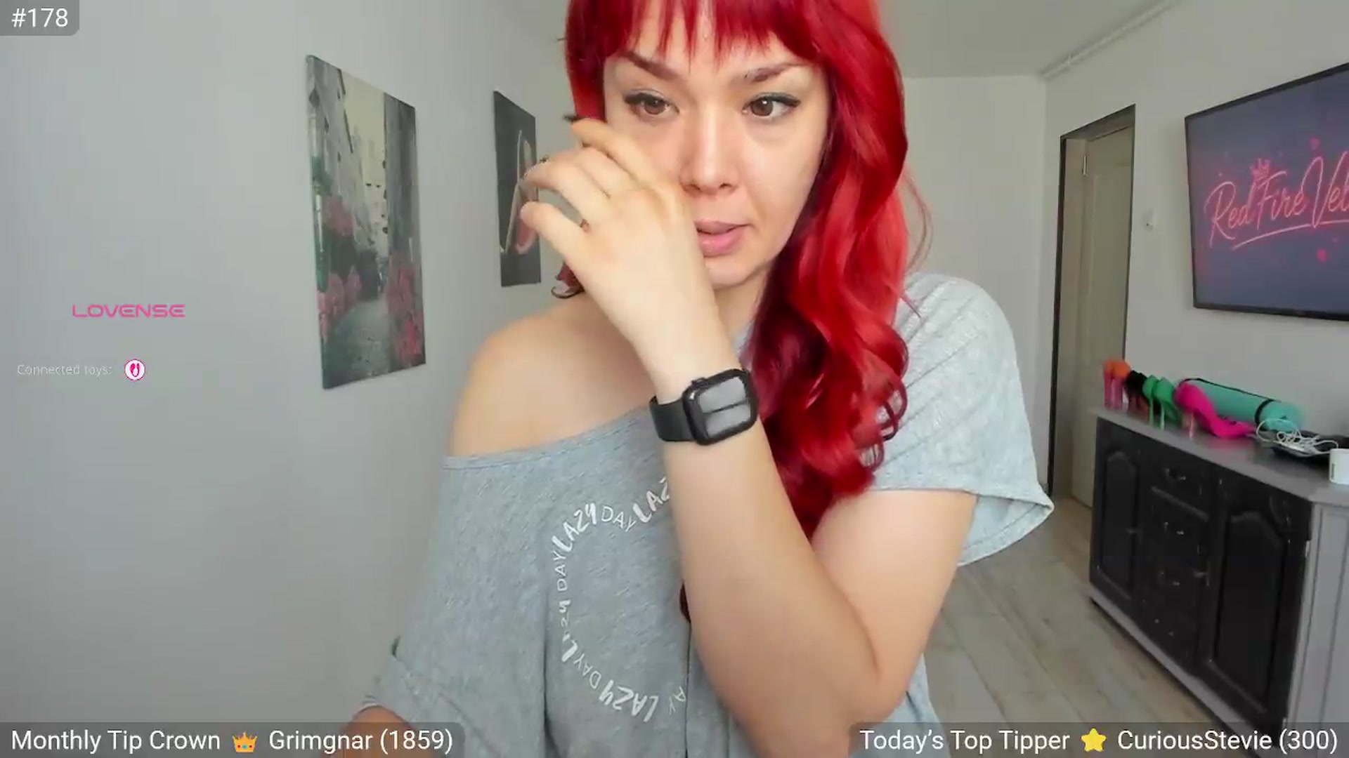 Gallery image thumbnail from RedFireVelvet's myfreecams stream on, 09/03/2026, 11:05 image 3 of 20