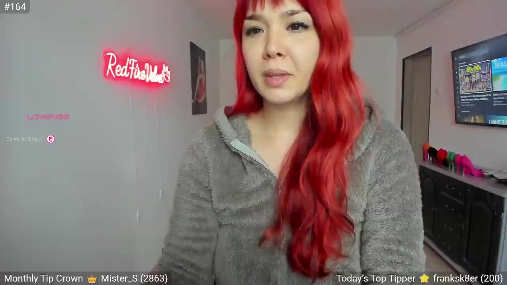 Gallery image thumbnail from RedFireVelvet's myfreecams stream on, 09/13/2026, 10:54 image 15 of 20