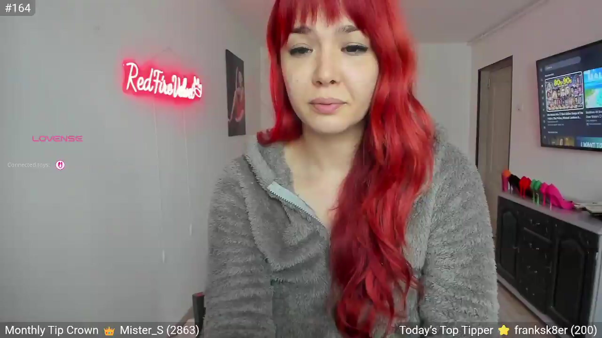 Gallery image thumbnail from RedFireVelvet's myfreecams stream on, 09/13/2026, 10:54 image 13 of 20