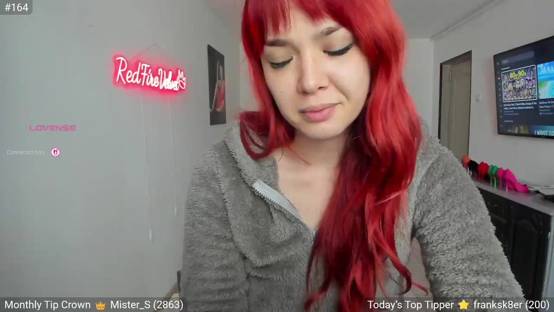 Gallery image thumbnail from RedFireVelvet's myfreecams stream on, 09/13/2026, 10:54 image 18 of 20