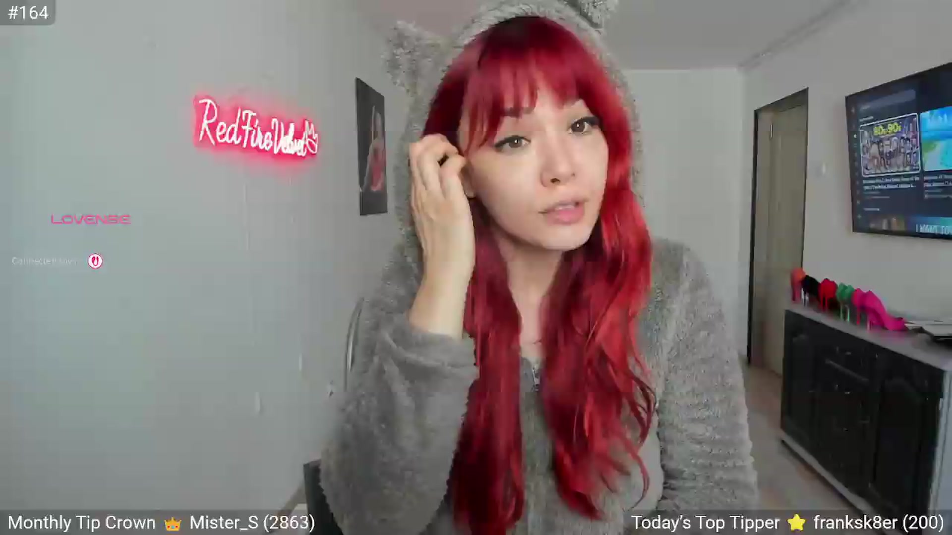 Gallery image thumbnail from RedFireVelvet's myfreecams stream on, 09/13/2026, 10:54 image 10 of 20