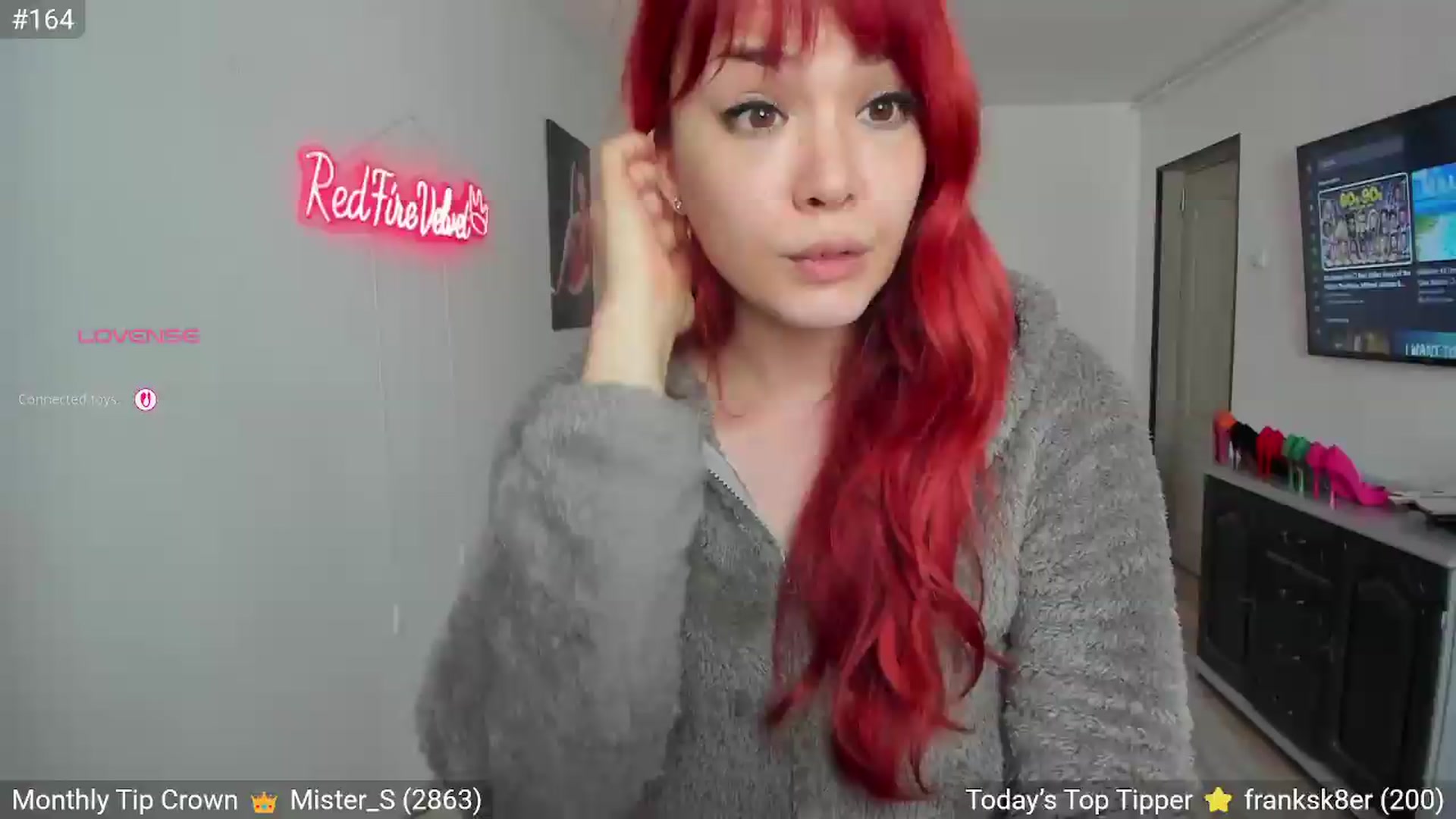 Gallery image thumbnail from RedFireVelvet's myfreecams stream on, 09/13/2026, 10:54 image 19 of 20