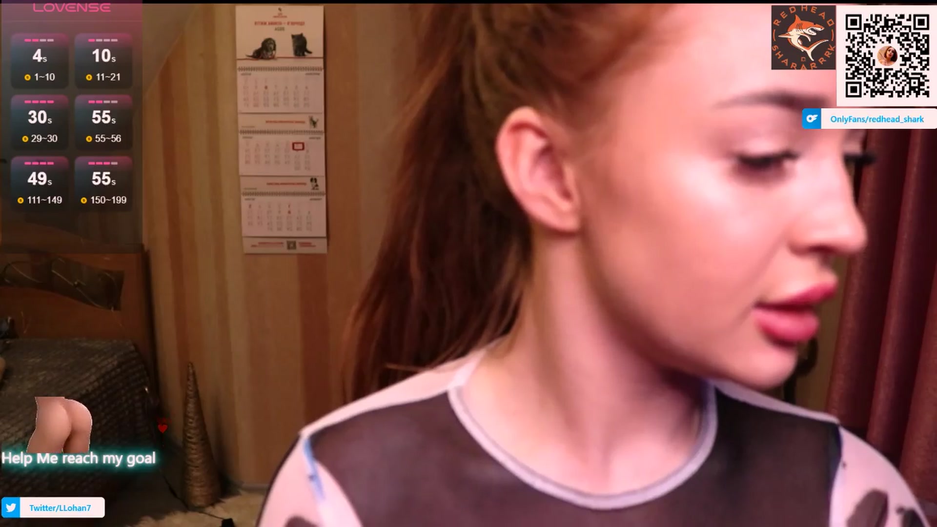 Gallery image thumbnail from Redhead_Shark's myfreecams stream on, 04/02/2024, 16:09 image 4 of 20