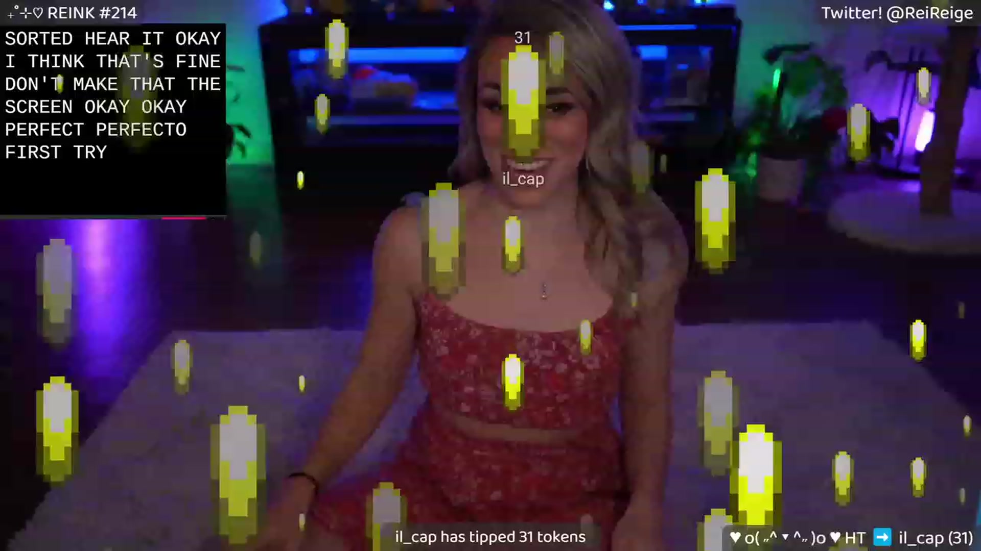 Gallery image thumbnail from Reige's myfreecams stream on, 01/28/2023, 08:01 image 2 of 20