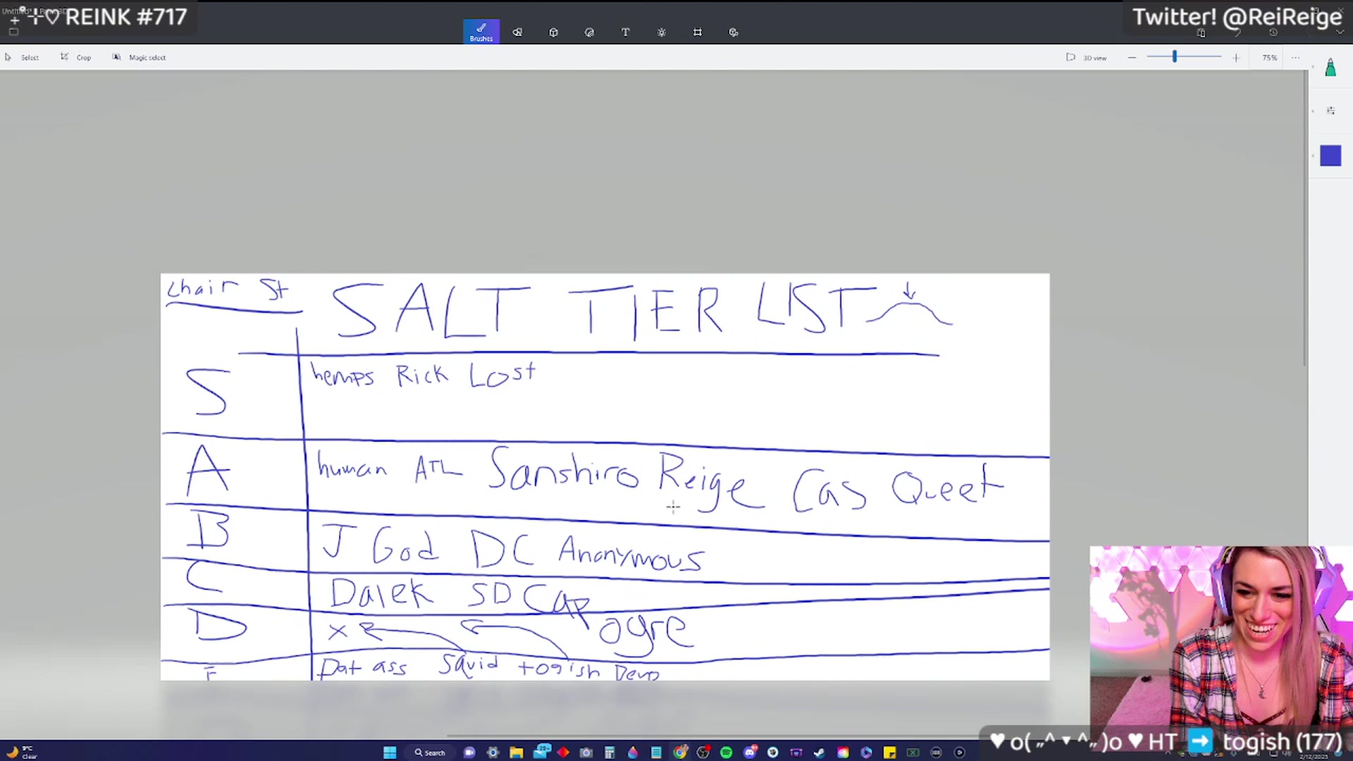 Gallery image thumbnail from Reige's myfreecams stream on, 02/12/2023, 08:47 image 5 of 20