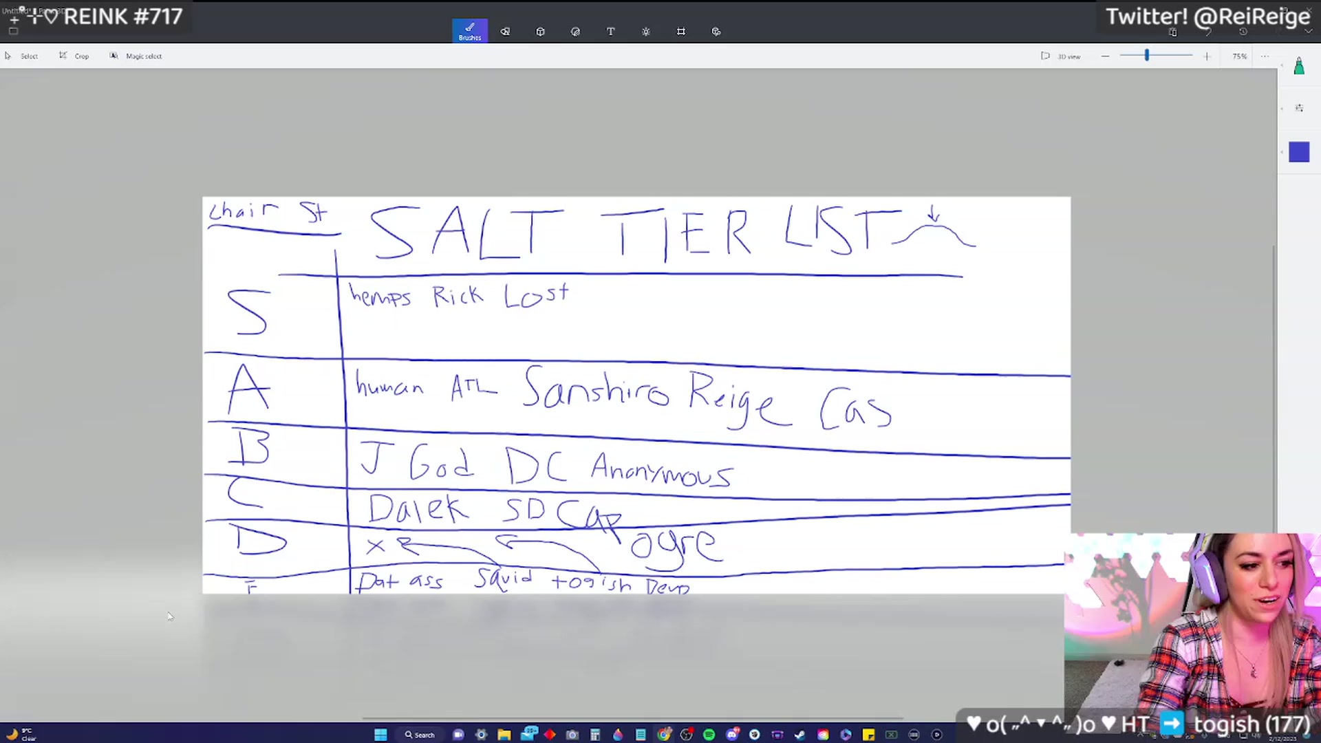 Gallery image thumbnail from Reige's myfreecams stream on, 02/12/2023, 08:47 image 4 of 20