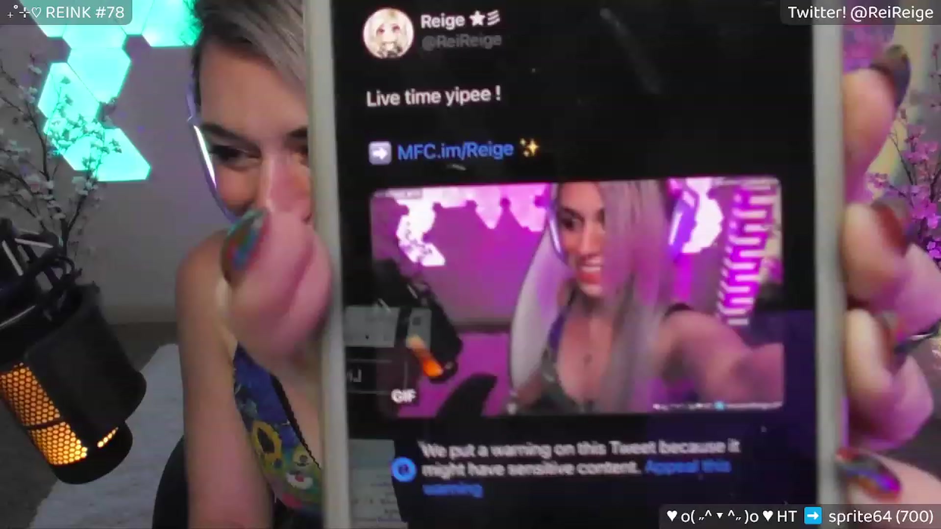 Gallery image thumbnail from Reige's myfreecams stream on, 03/29/2023, 08:49 image 9 of 20