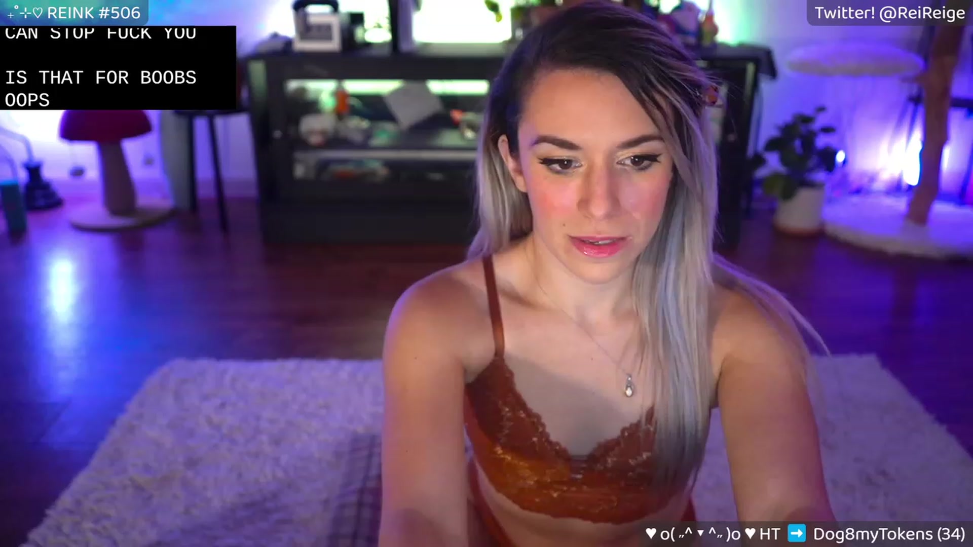 Gallery image thumbnail from Reige's myfreecams stream on, 08/24/2023, 10:54 image 6 of 20